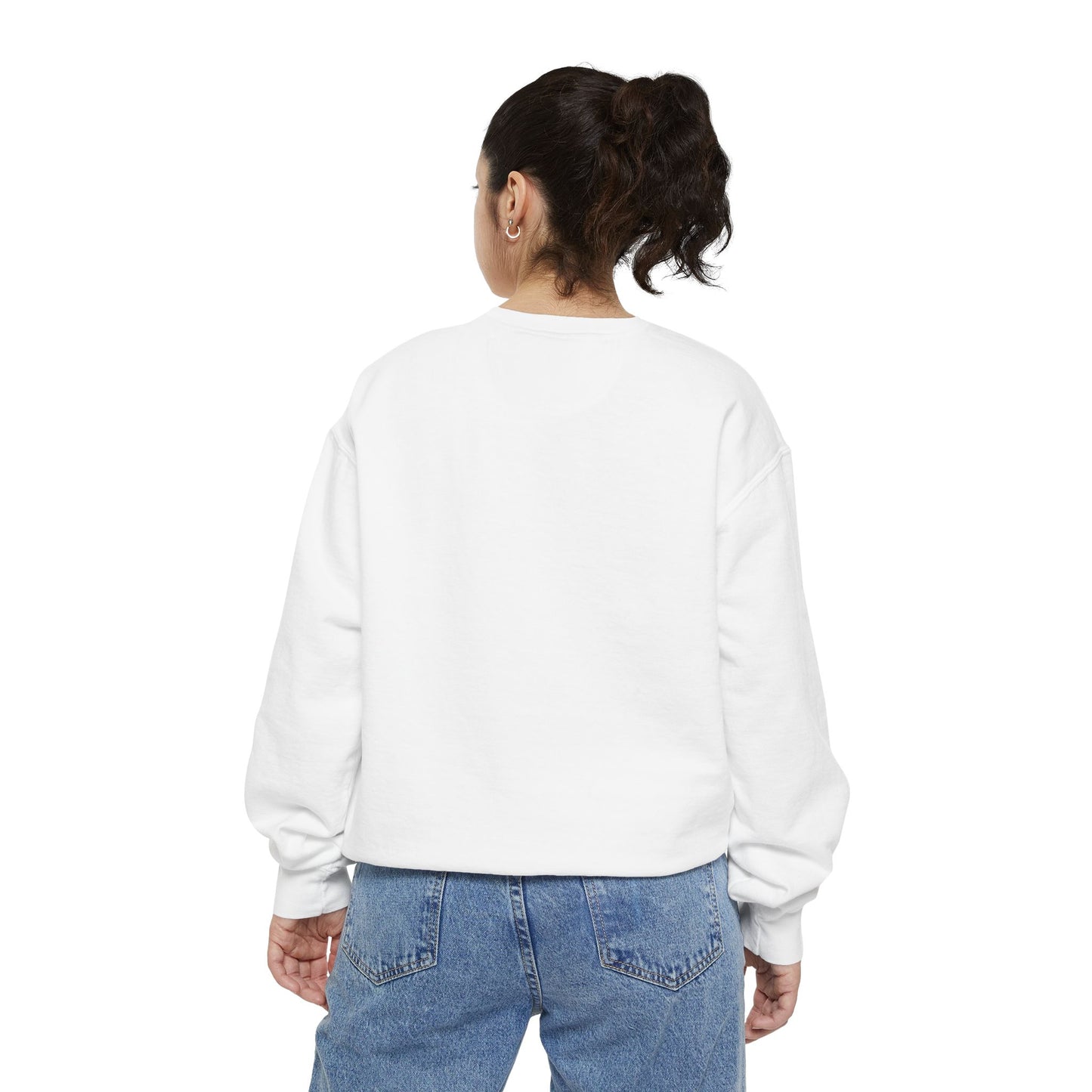 Eco-Friendly Unisex Garment-Dyed Sweatshirt with Stylish Design