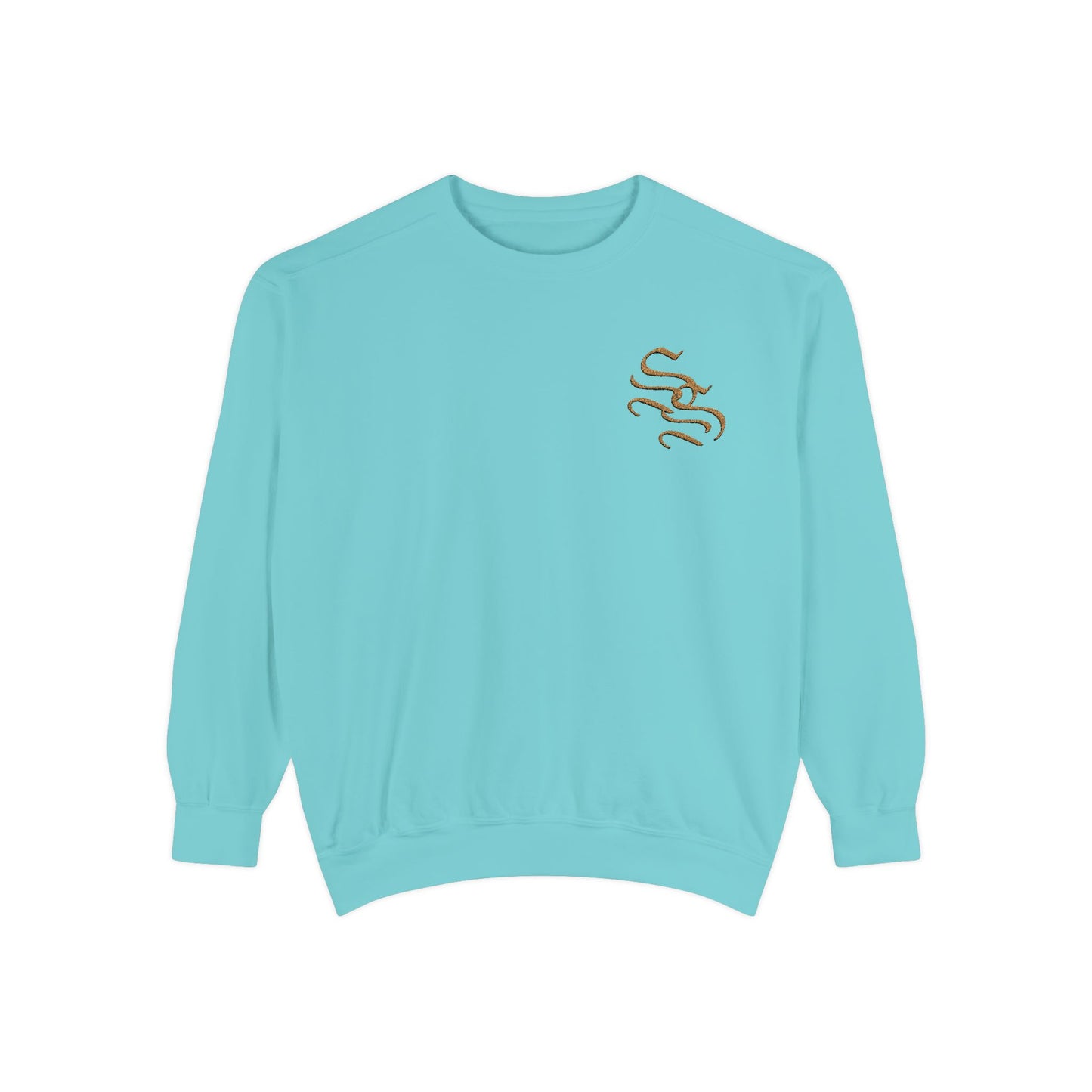 Eco-Friendly Unisex Garment-Dyed Sweatshirt with Stylish Design
