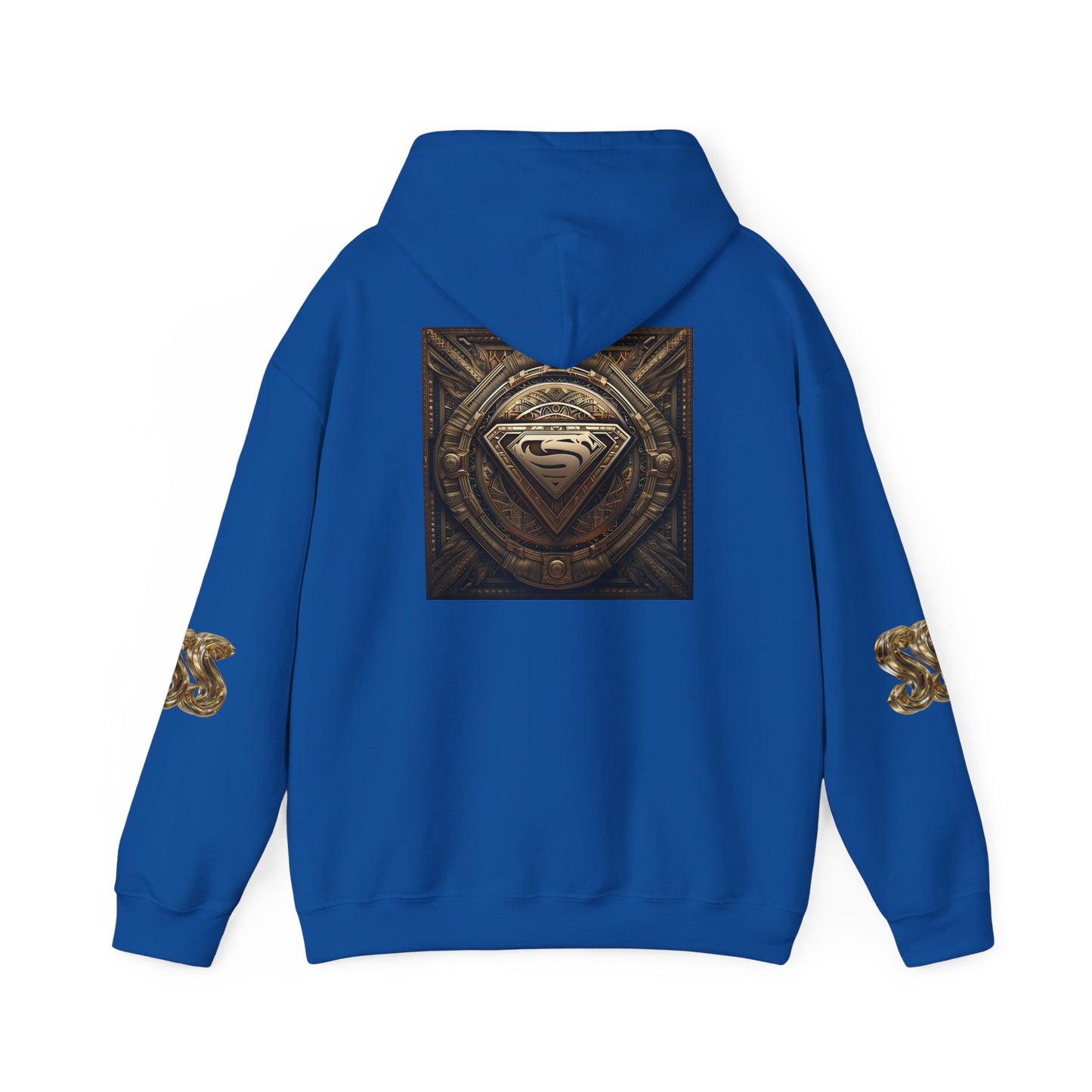 Superhero Heavy Blend™ Hoodie – Stylish Unisex Sweatshirt with Iconic Emblem