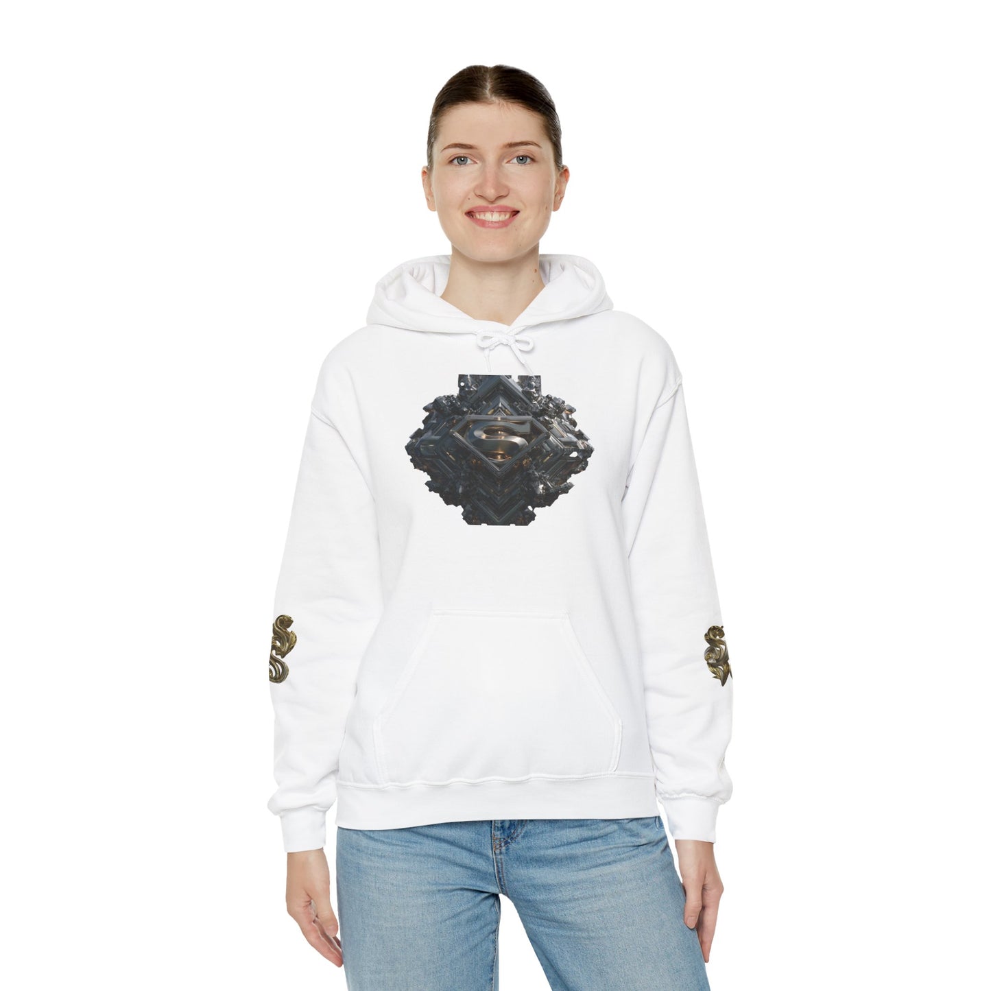 Fantasy-Inspired Unisex Heavy Blend Hoodie - Mythical Design for Cozy Wear