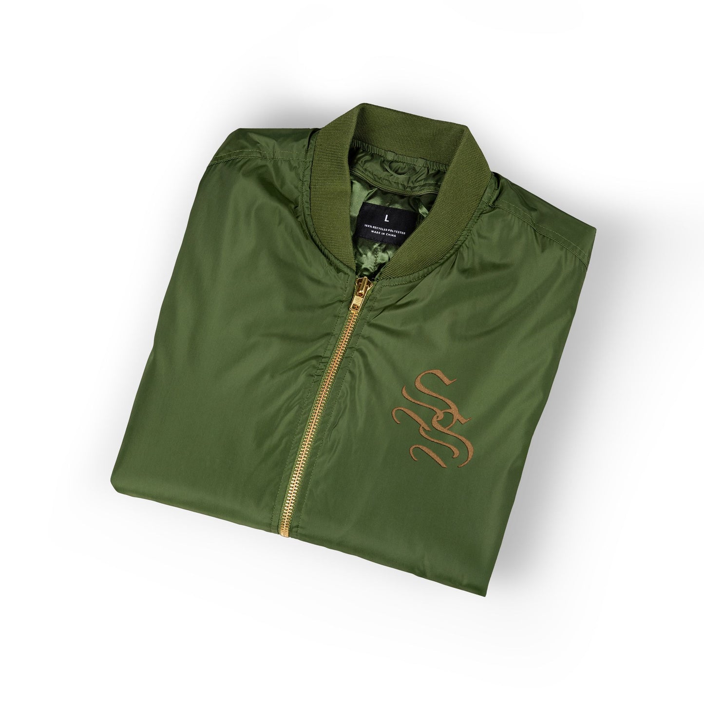 Eco-Friendly Embroidered Bomber Jacket - Stylish and Sustainable Outerwear