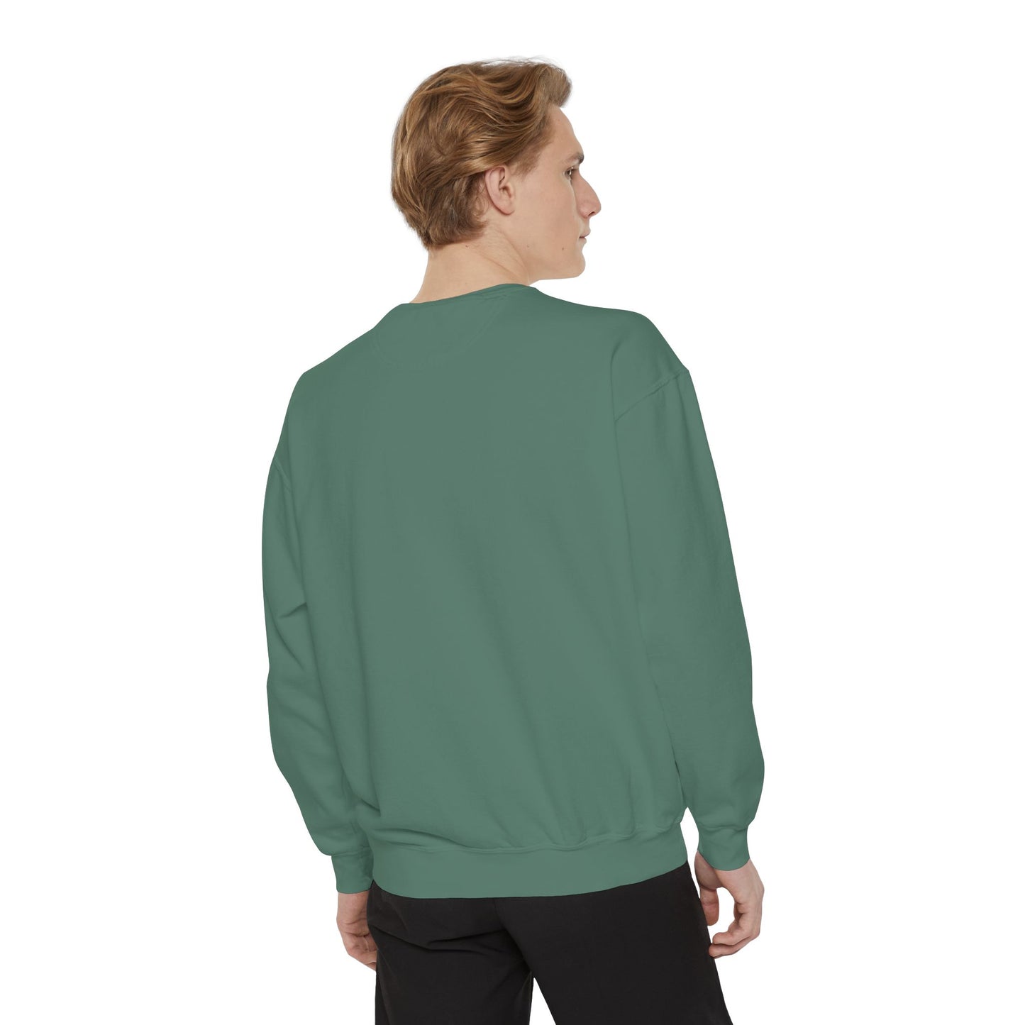 Eco-Friendly Unisex Garment-Dyed Sweatshirt with Stylish Design