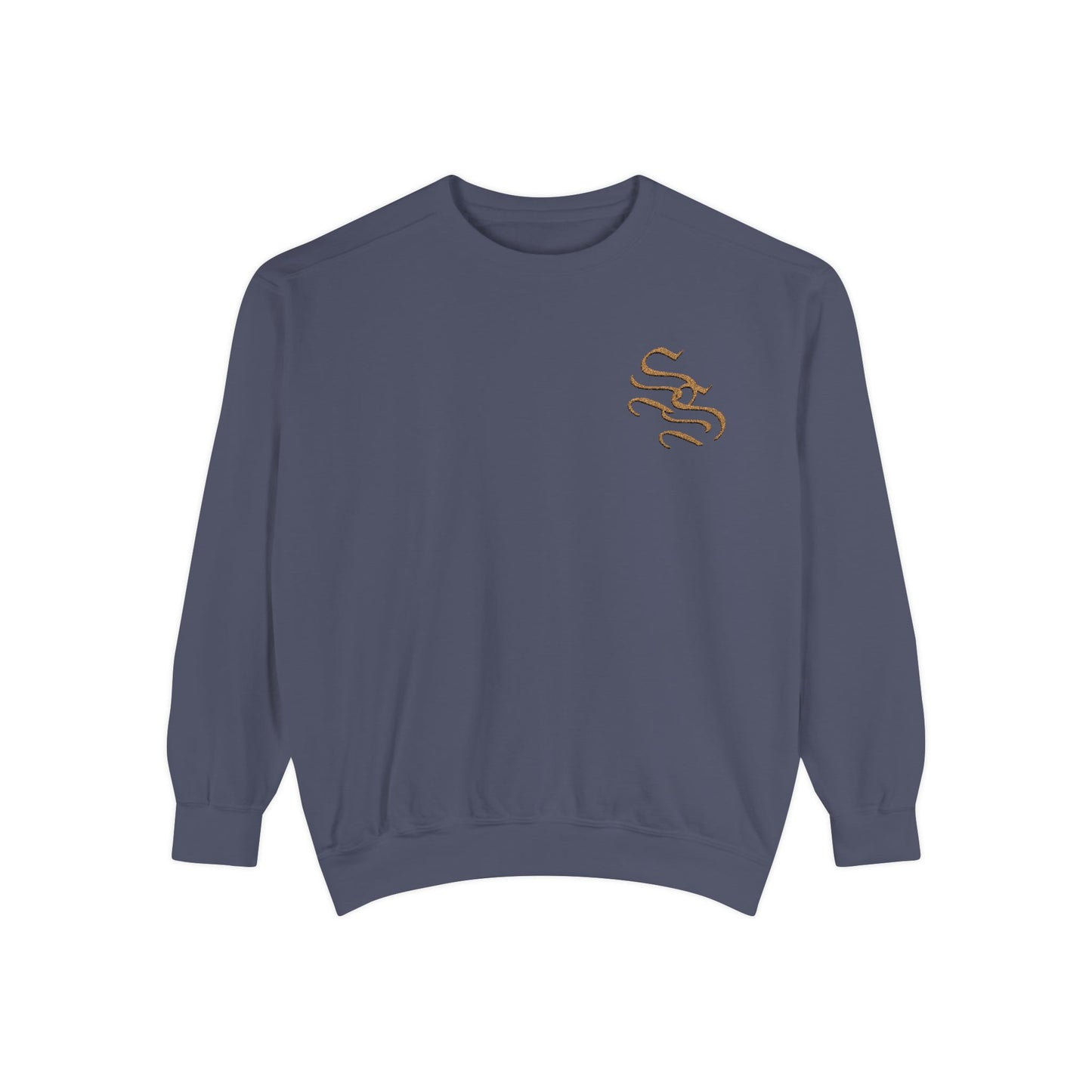 Eco-Friendly Unisex Garment-Dyed Sweatshirt with Stylish Design