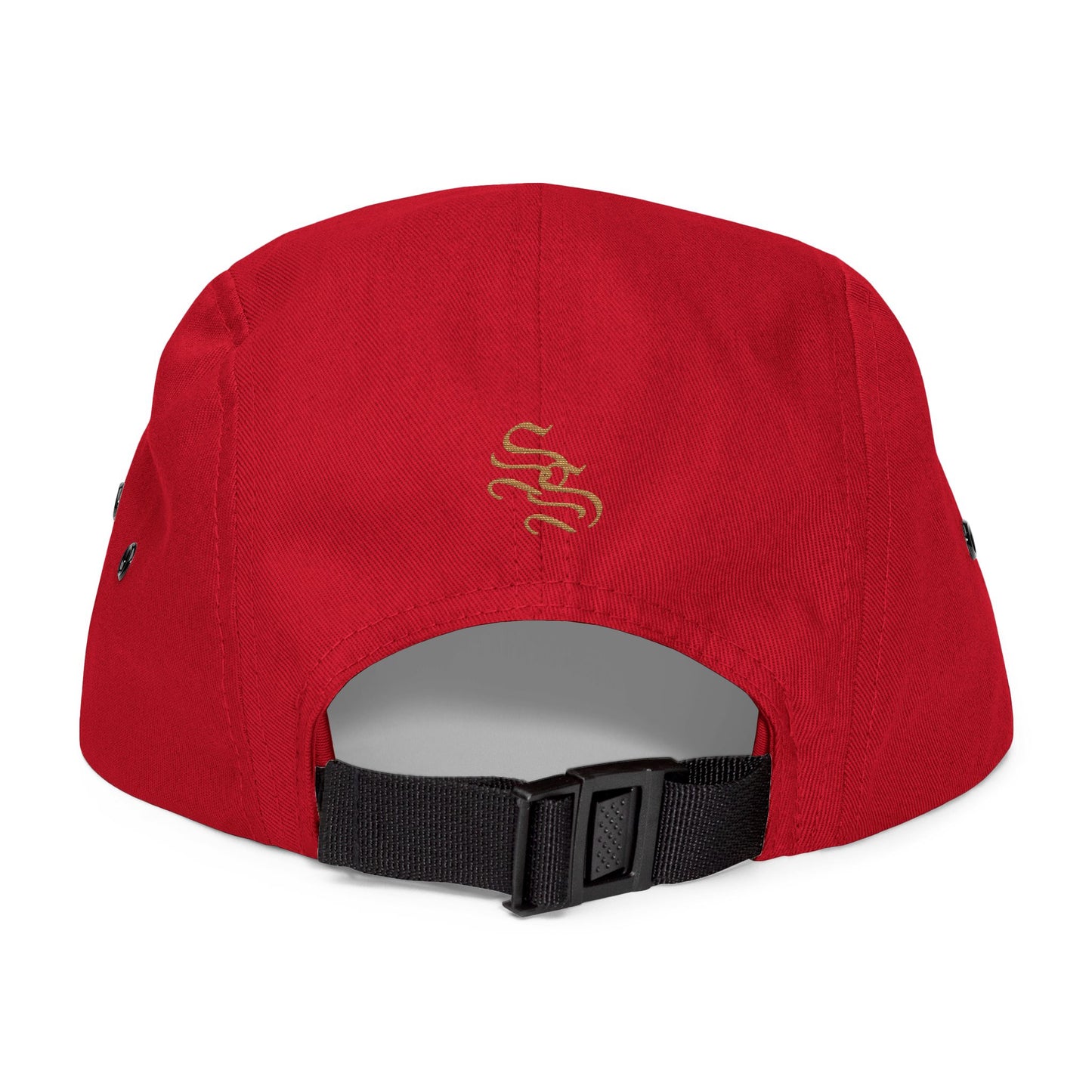 Stylish 5 Panel Cap with Embroidered Design - Trendy Headwear for Outdoor Adventures