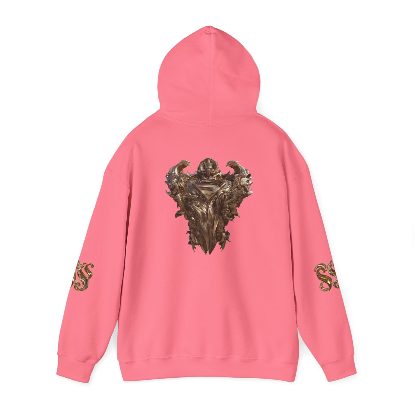 Epic Superhero Hoodie with Metallic Design - Unisex Heavy Blend™