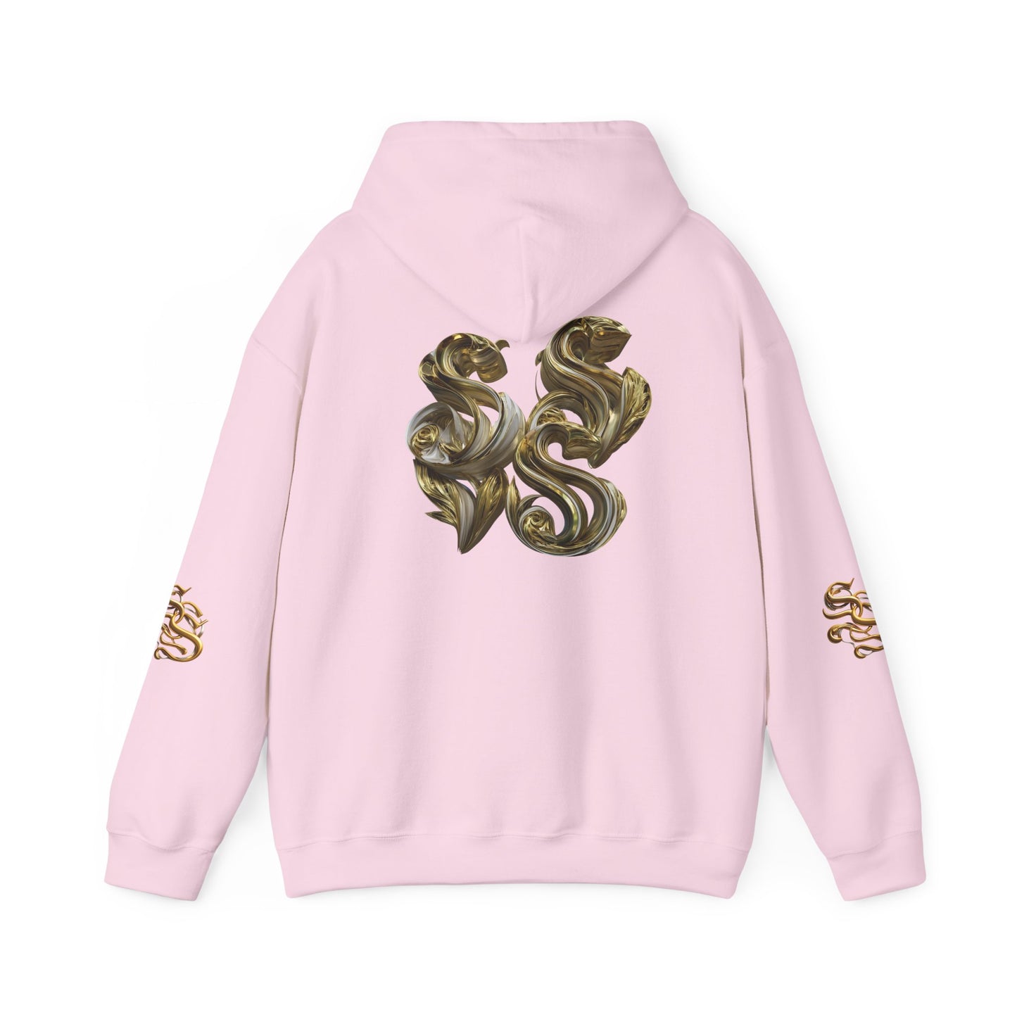 Luxury Gold Print Unisex Hoodie - Supreme SHISHII Design