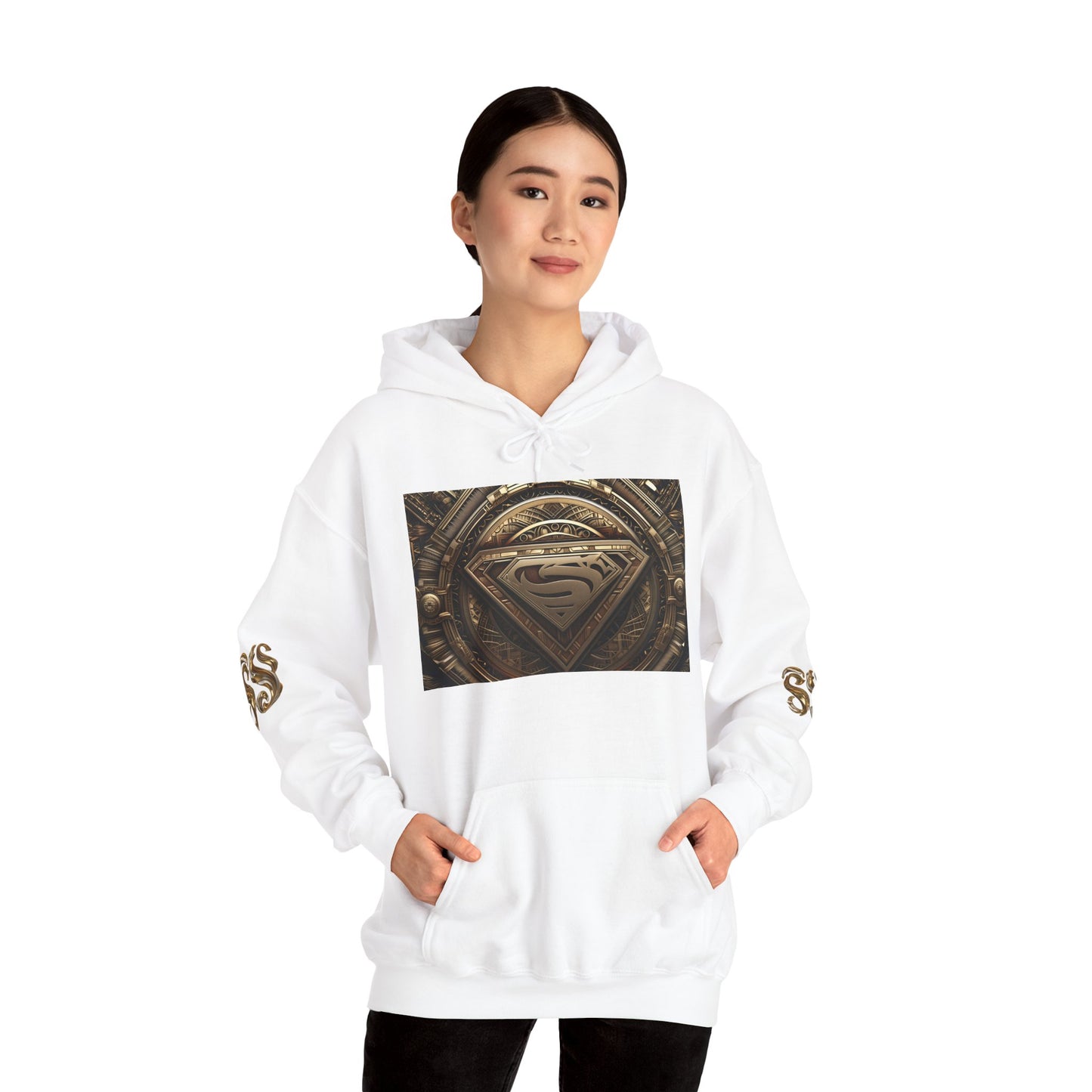 Superhero Inspired Unisex Heavy Blend™ Hoodie – Unique Design for Fans