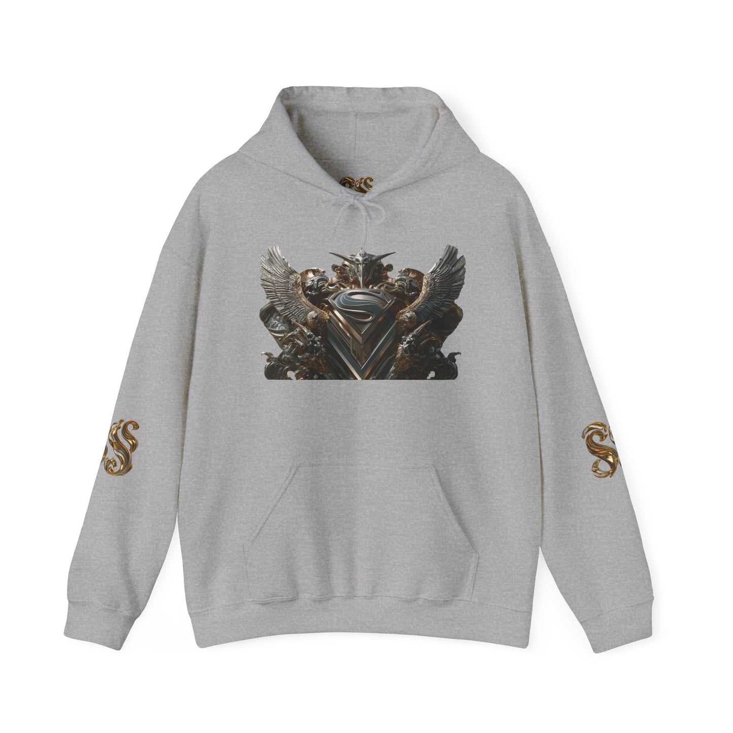 Epic Fantasy Unisex Hooded Sweatshirt with Bold Design