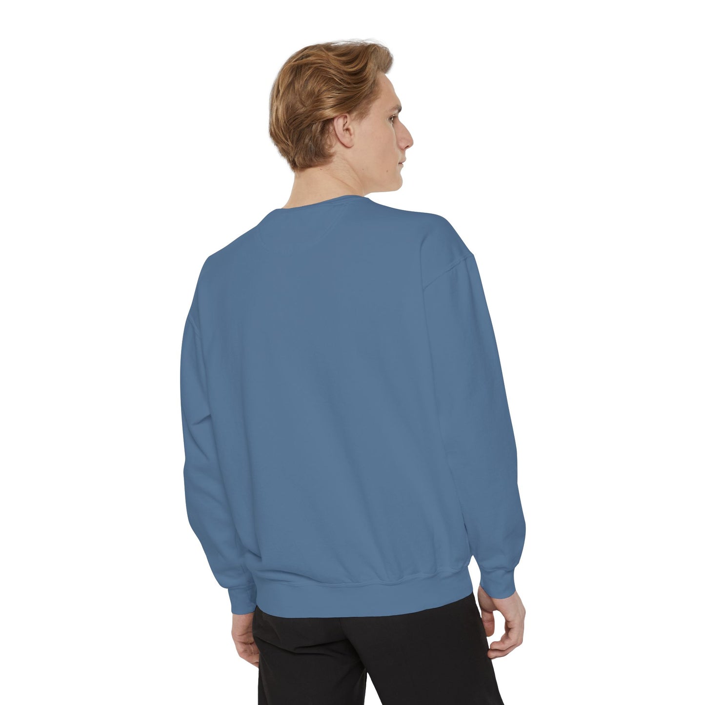 Eco-Friendly Unisex Garment-Dyed Sweatshirt with Stylish Design