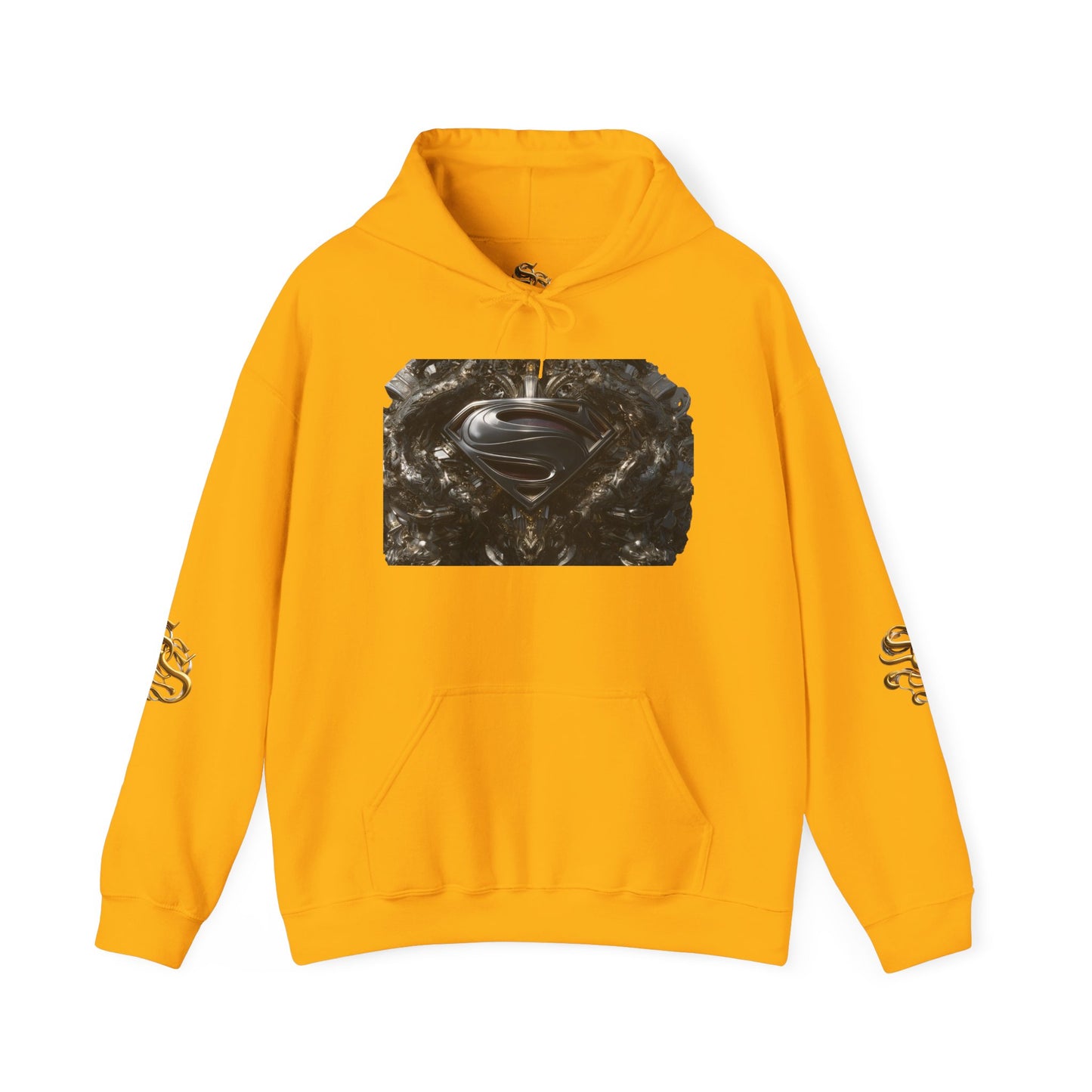 Vintage Superman Graphic Hoodie - Unisex Heavy Blend Sweatshirt