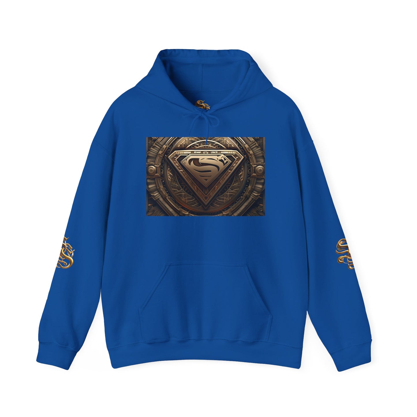 Superhero Emblem Unisex Hoodie - Heavy Blend™ Sweatshirt