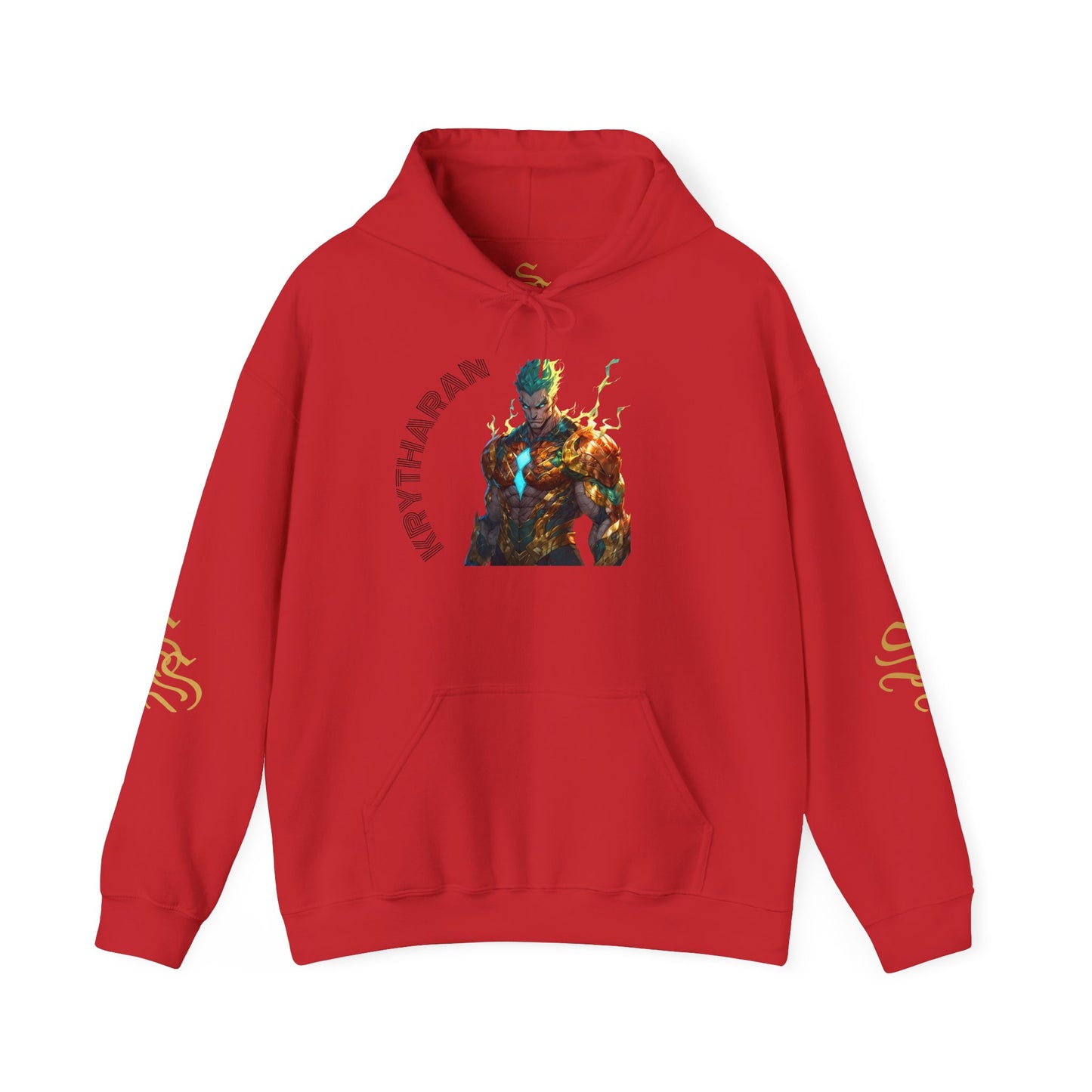 KRYTHARAN Graphic Unisex Hooded Sweatshirt - Unique Art Design