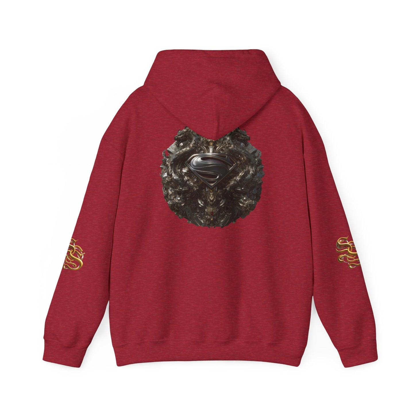 Vintage Superman Graphic Hoodie - Unisex Heavy Blend Sweatshirt