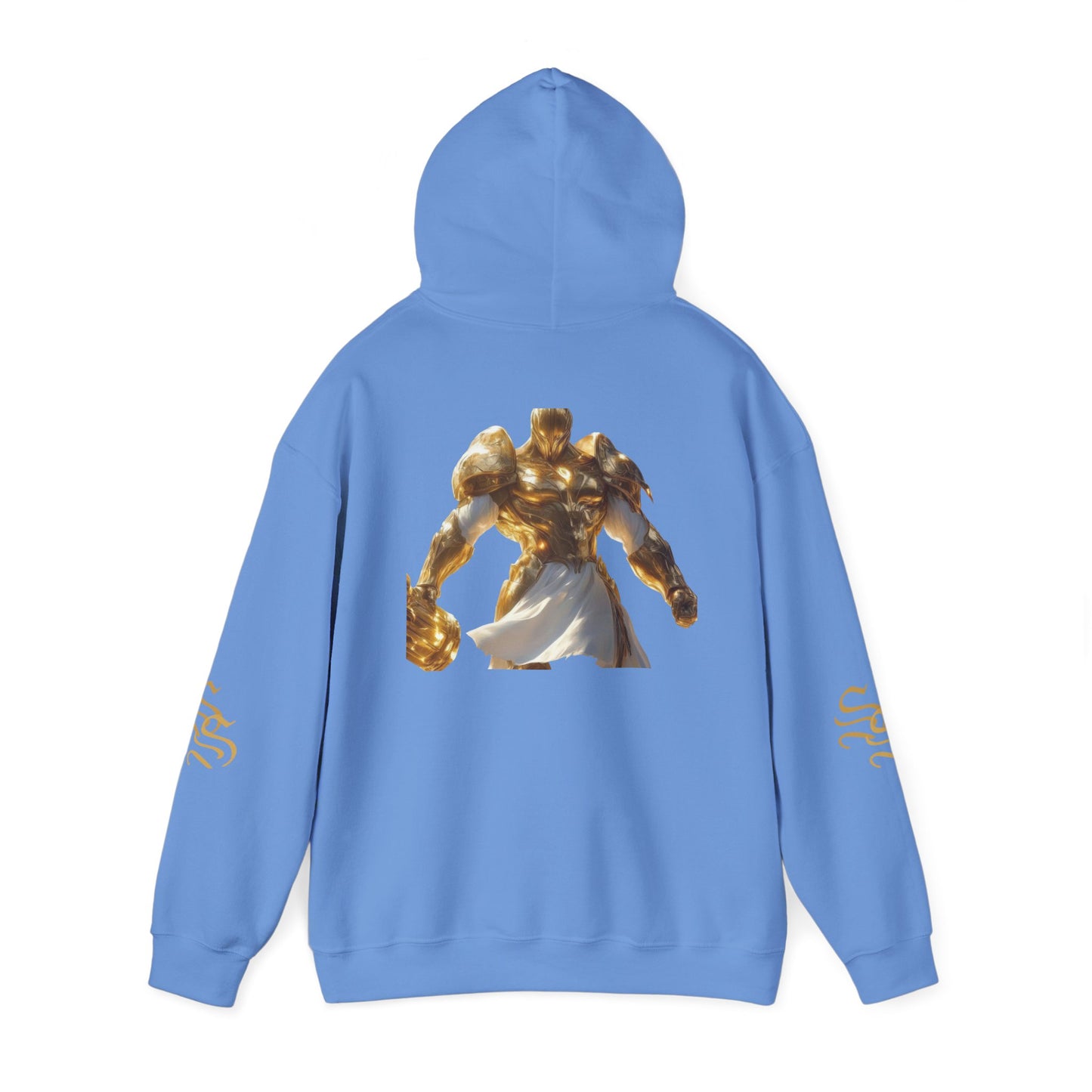 Stylish Unisex Heavy Blend™ Hooded Sweatshirt - Gold Design with Graphic Print
