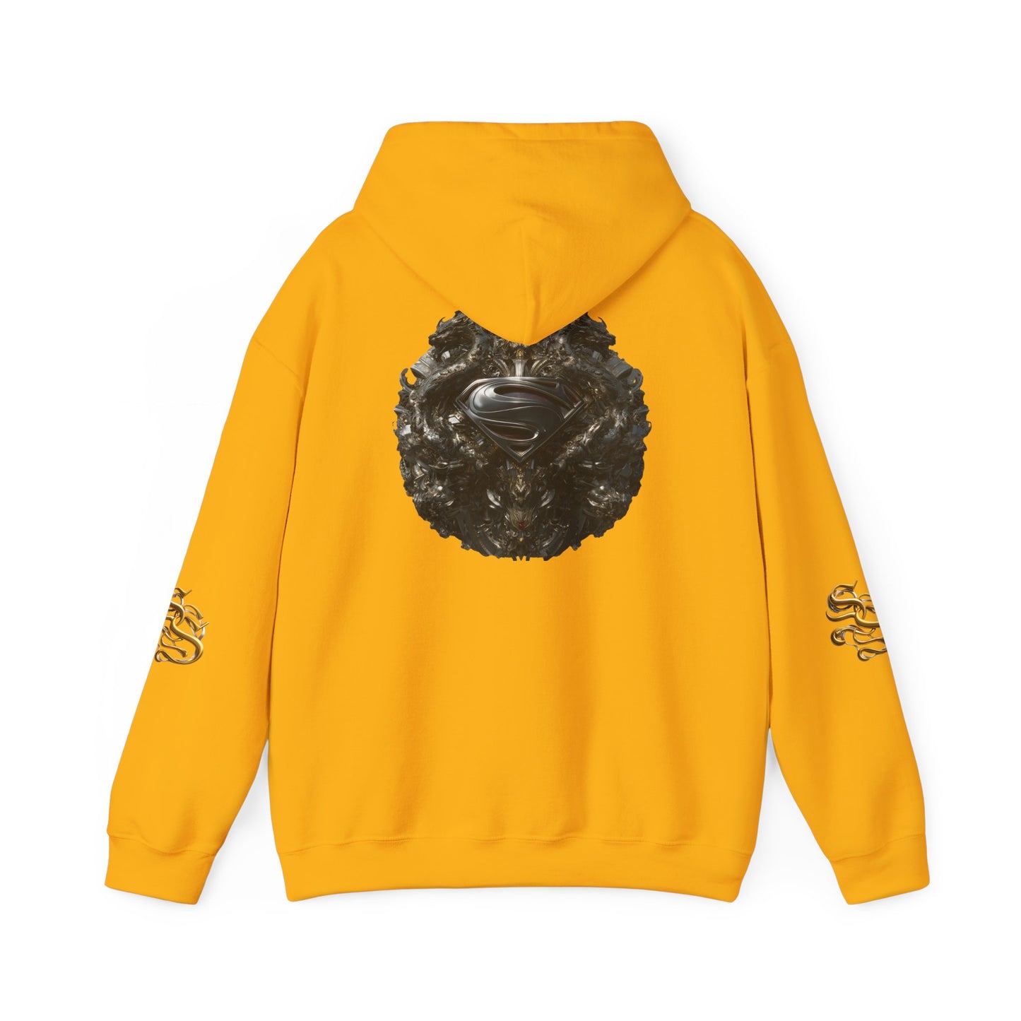 Vintage Superman Graphic Hoodie - Unisex Heavy Blend Sweatshirt
