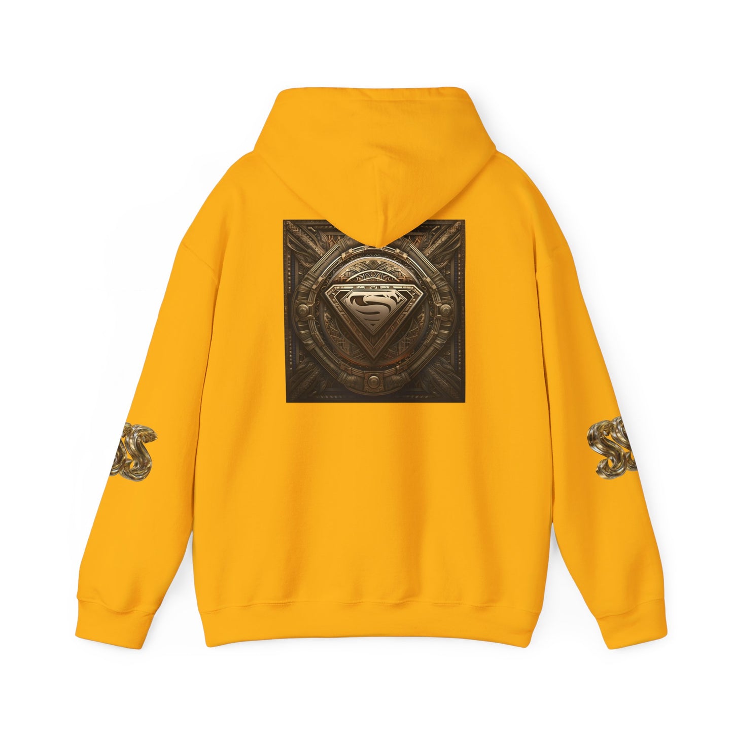 Superhero Heavy Blend™ Hoodie – Stylish Unisex Sweatshirt with Iconic Emblem
