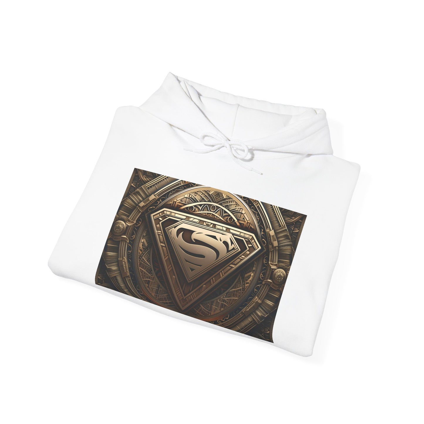 Superhero Heavy Blend™ Hoodie – Stylish Unisex Sweatshirt with Iconic Emblem