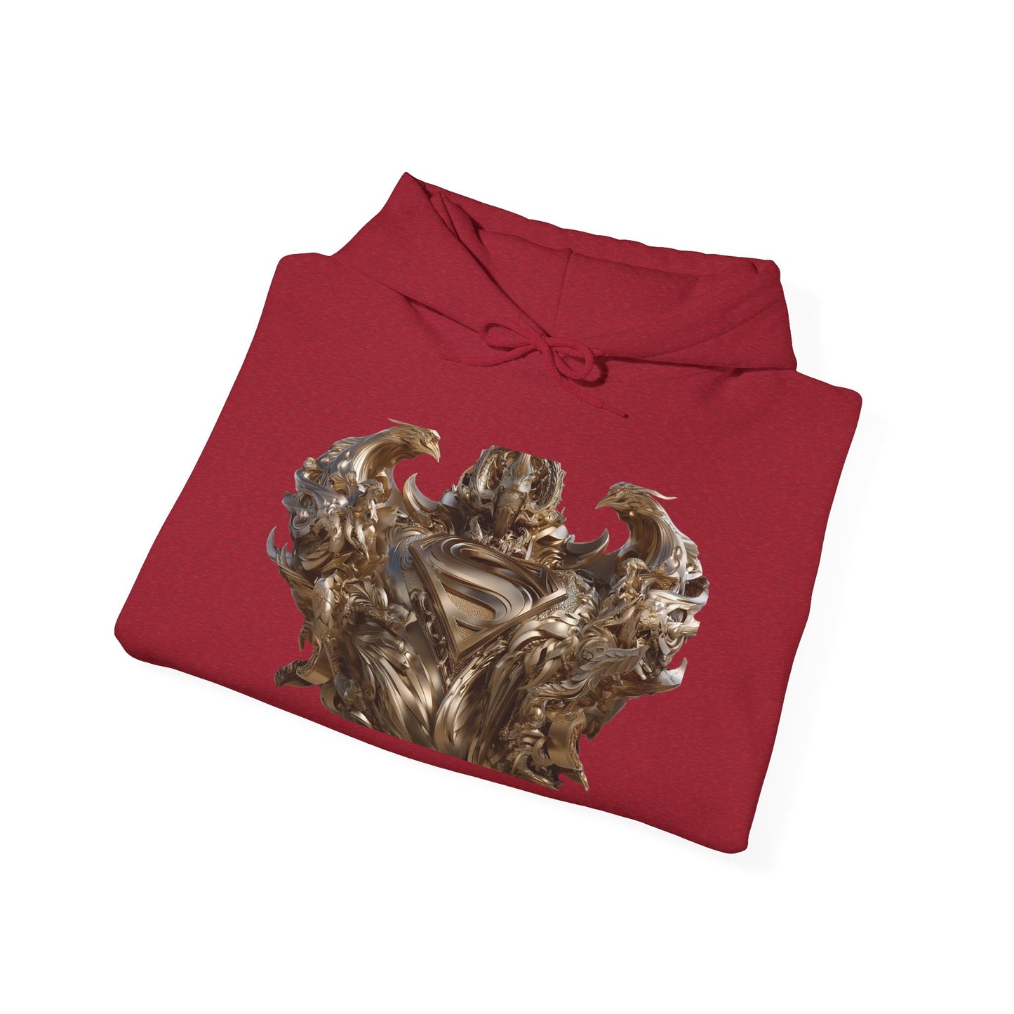 Epic Superhero Hoodie with Metallic Design - Unisex Heavy Blend™