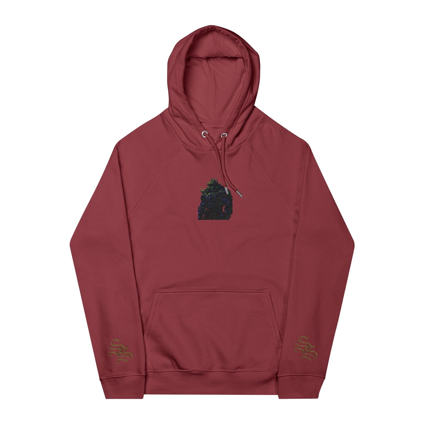 Unisex Eco Raglan Hoodie (Embroidery)