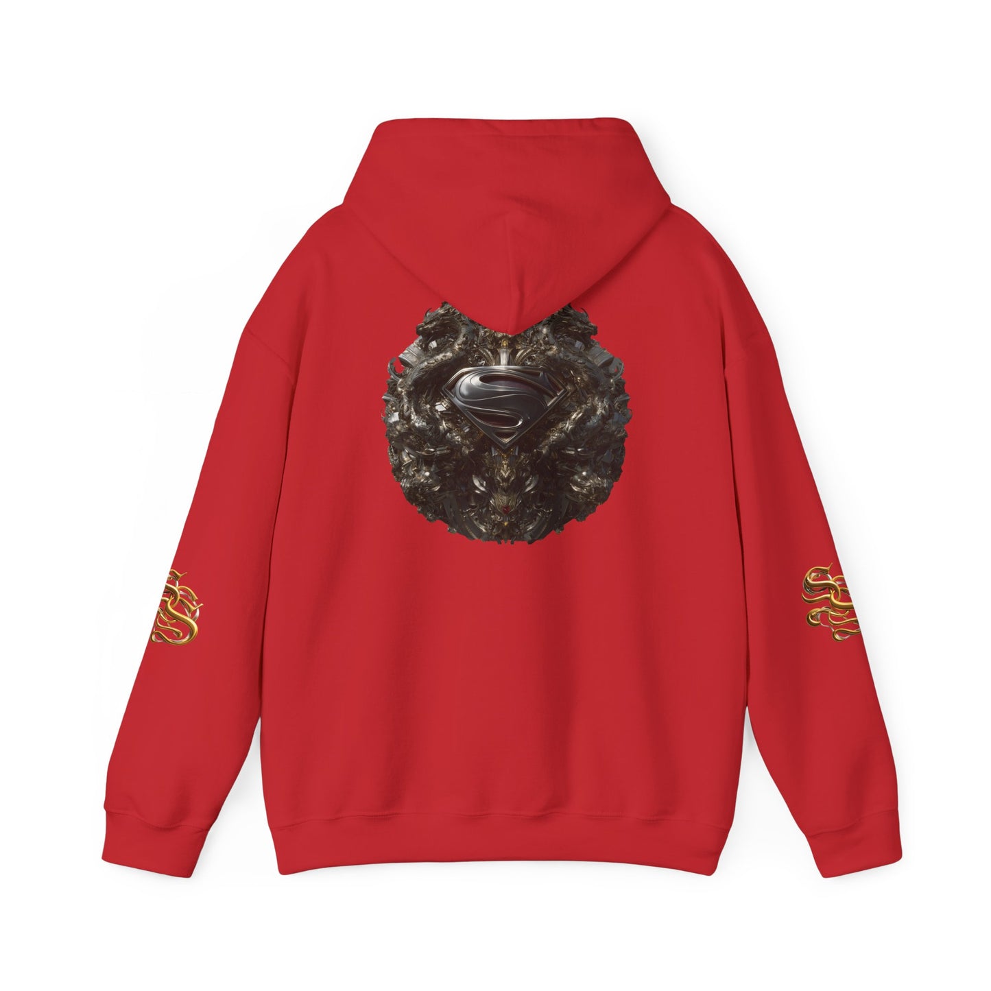 Vintage Superman Graphic Hoodie - Unisex Heavy Blend Sweatshirt