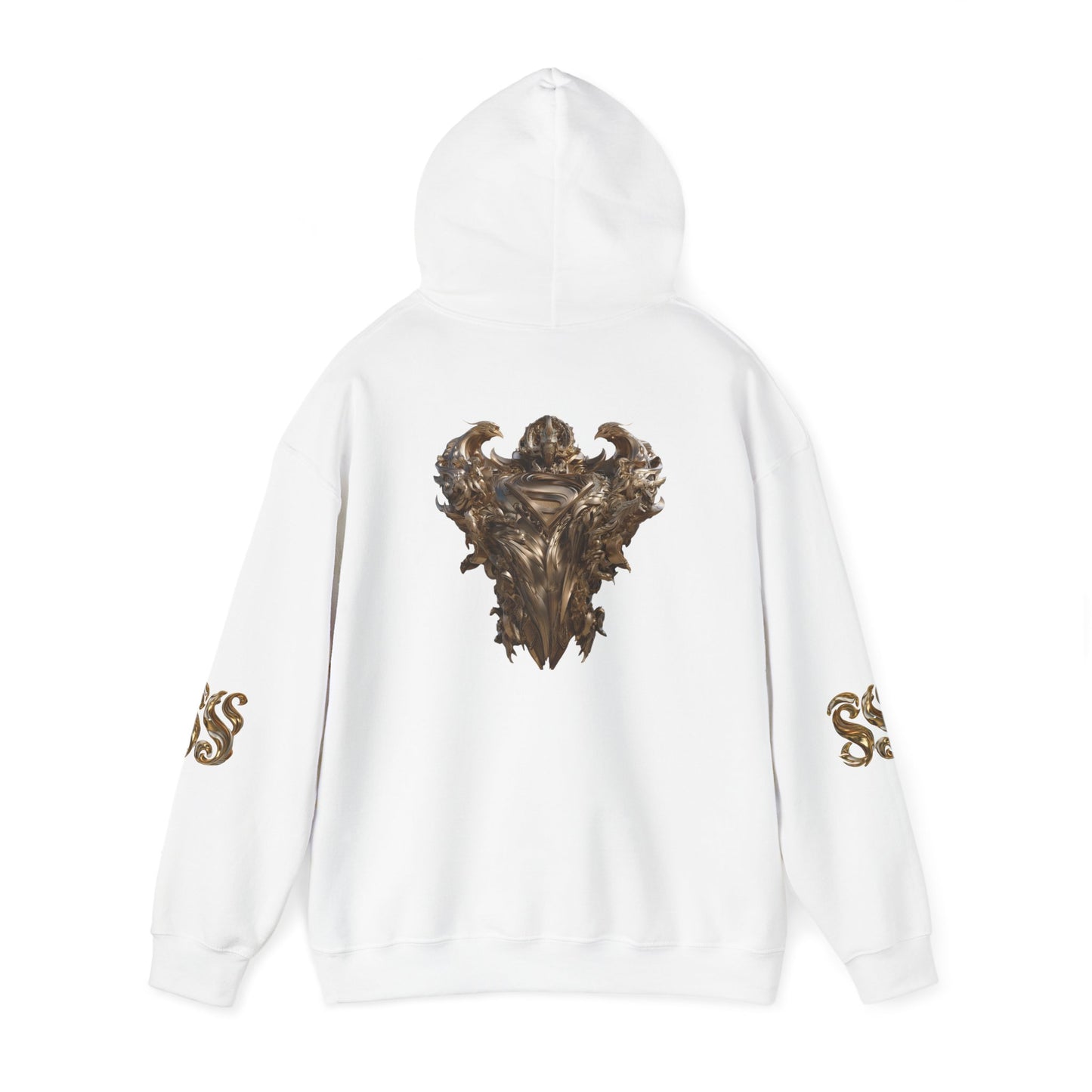 Epic Superhero Hoodie with Metallic Design - Unisex Heavy Blend™