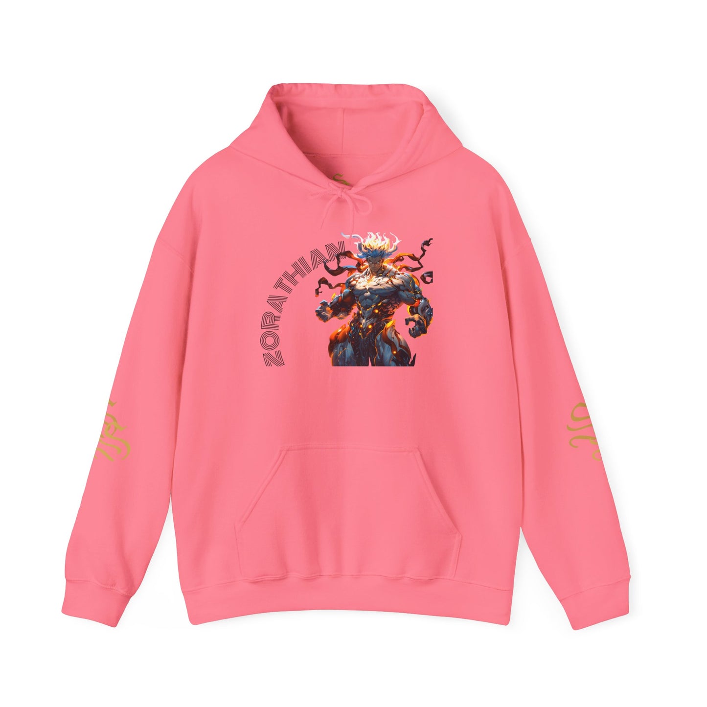 Zorathian Unisex Heavy Blend™ Hoodie - Bold Graphic Design for Everyday Wear