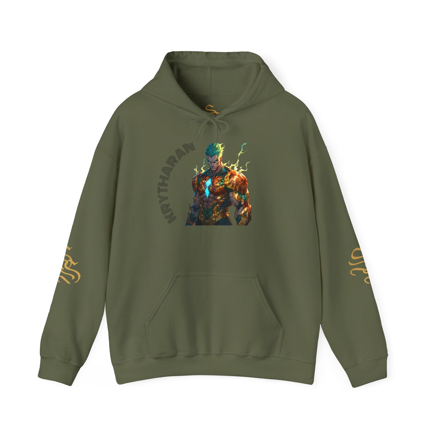 KRYTHARAN Graphic Unisex Hooded Sweatshirt - Unique Art Design