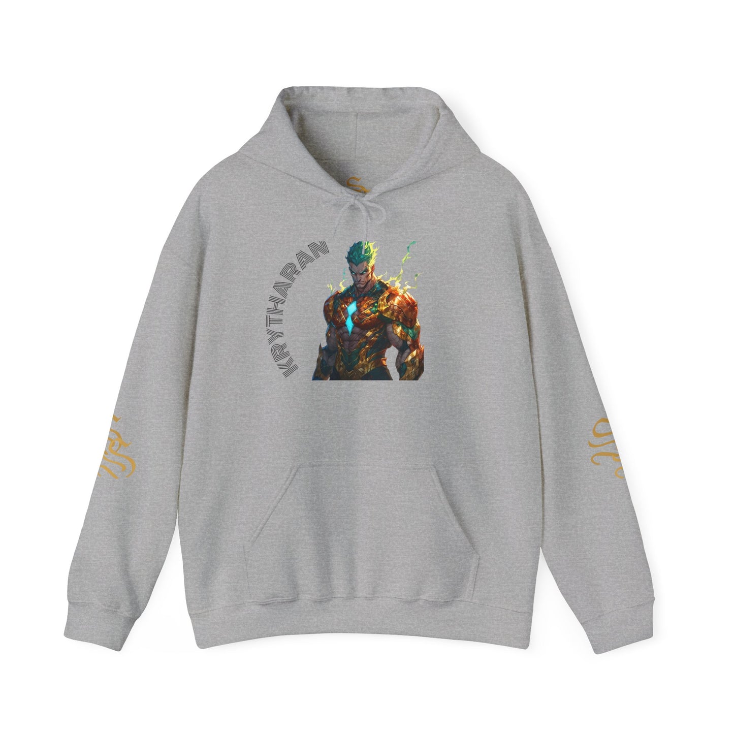 KRYTHARAN Graphic Unisex Hooded Sweatshirt - Unique Art Design
