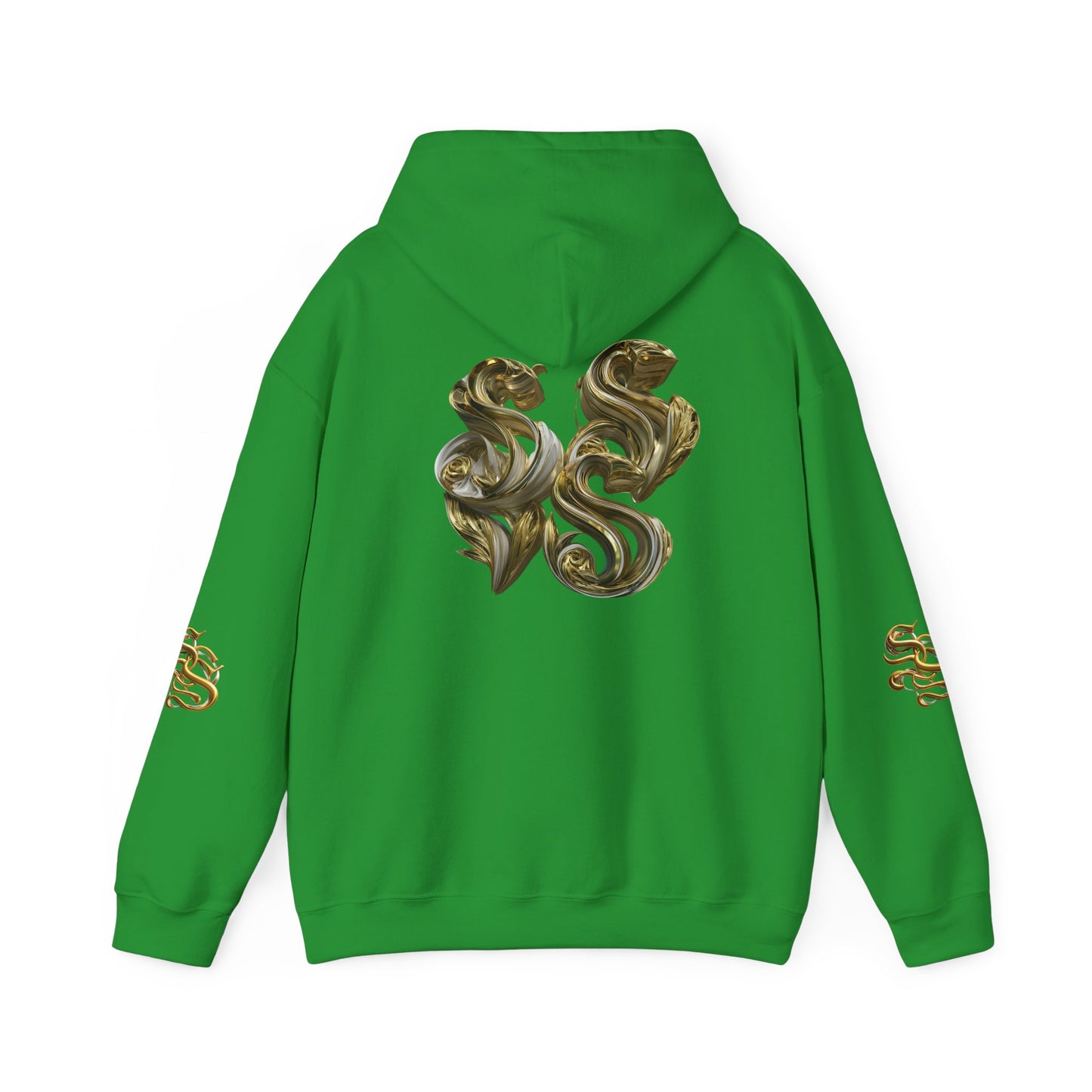 Luxury Gold Print Unisex Hoodie - Supreme SHISHII Design