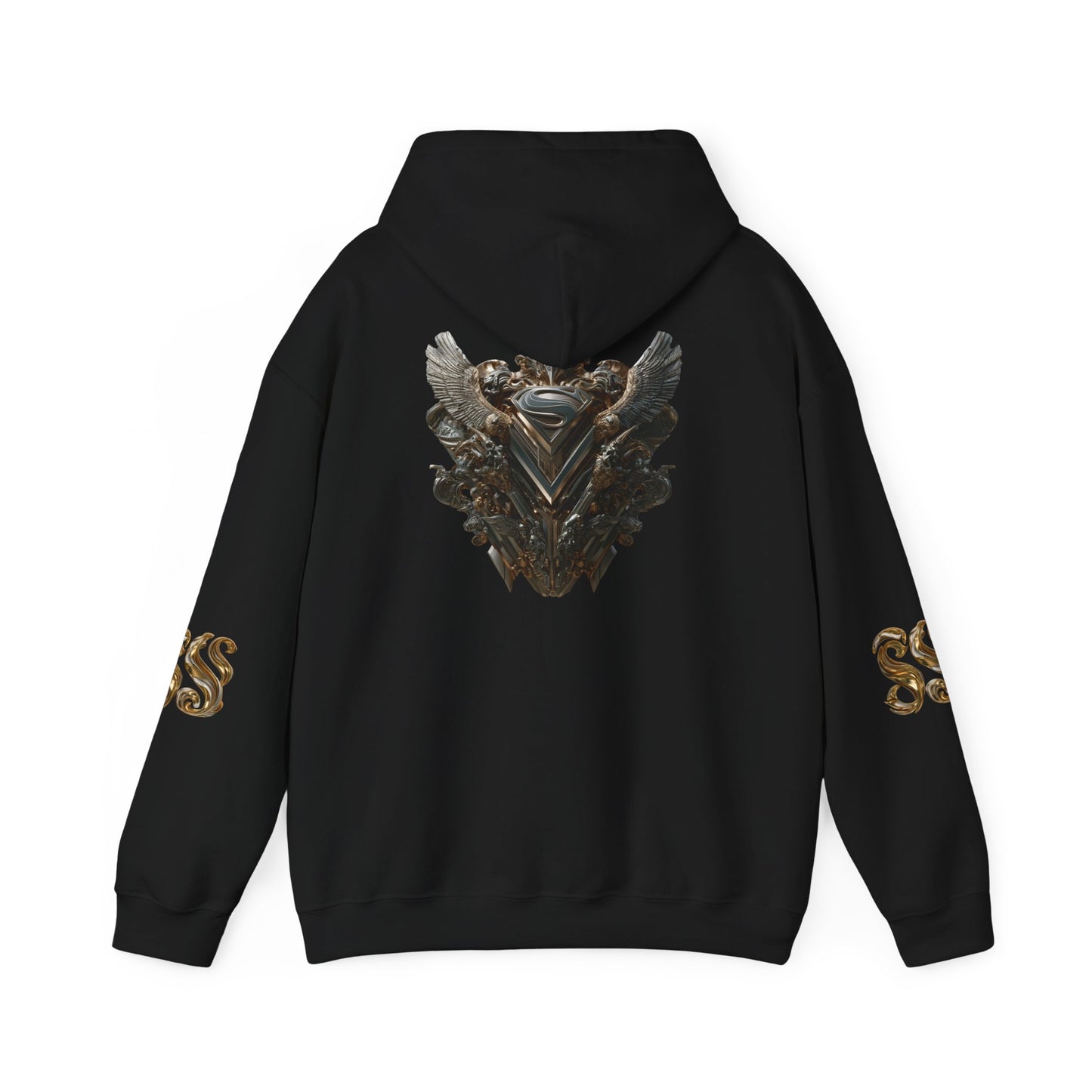 Epic Fantasy Unisex Hooded Sweatshirt with Bold Design