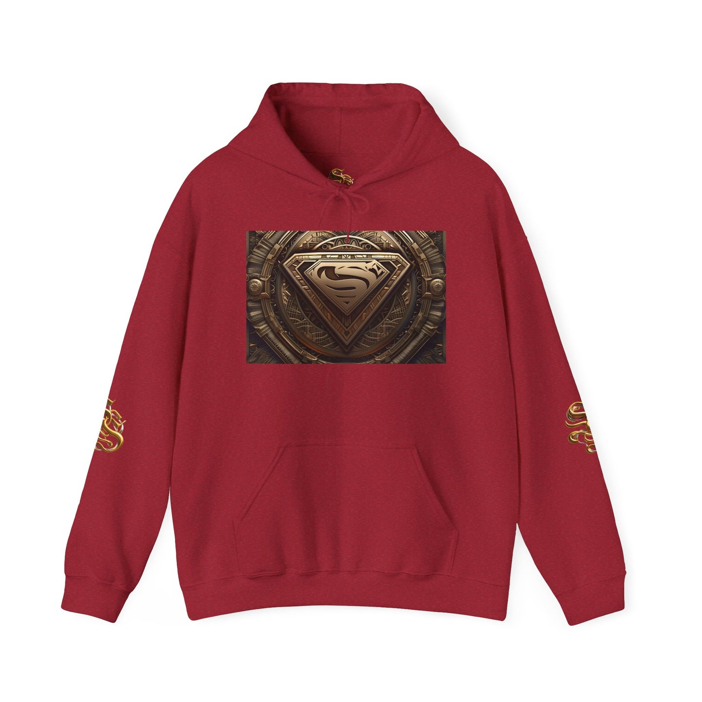 Superhero Emblem Unisex Hoodie - Heavy Blend™ Sweatshirt