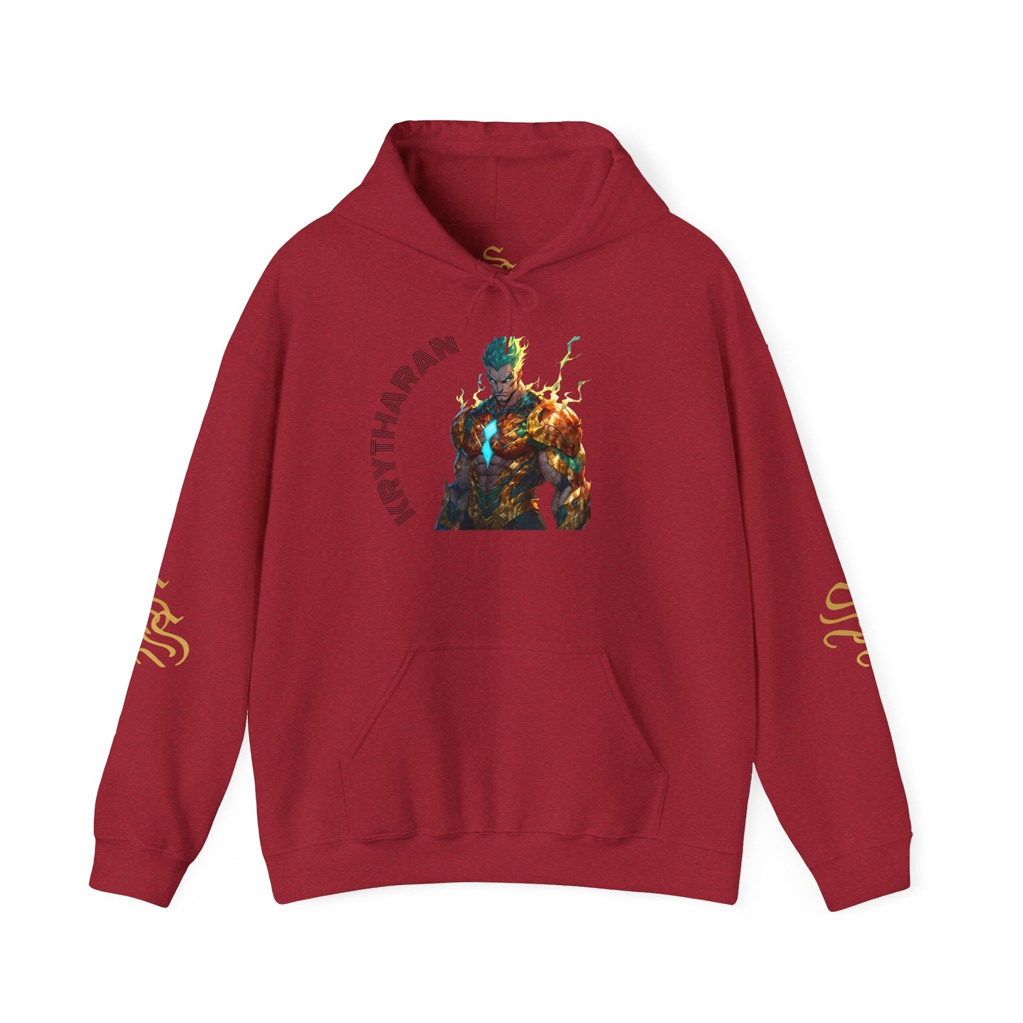 KRYTHARAN Graphic Unisex Hooded Sweatshirt - Unique Art Design