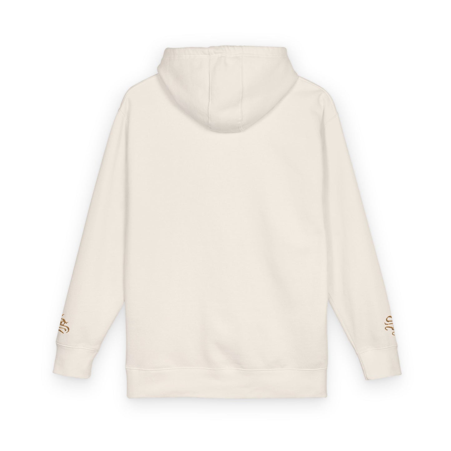 Cozy Unisex Fleece Hoodie with Gold Snake Design
