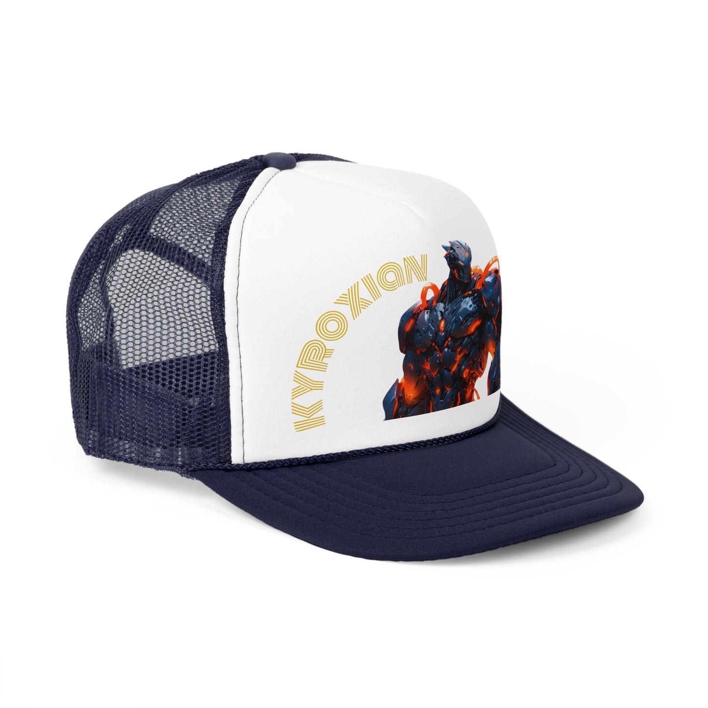 Cyberpunk Trucker Cap - Futuristic Design for Tech Lovers