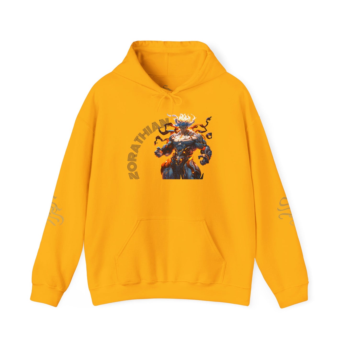 Zorathian Unisex Heavy Blend™ Hoodie - Bold Graphic Design for Everyday Wear