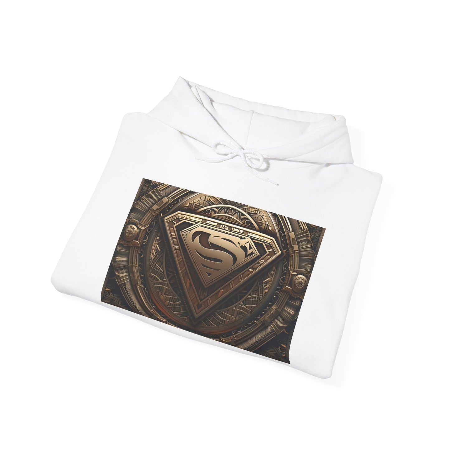 Superhero Emblem Unisex Hoodie - Heavy Blend™ Sweatshirt