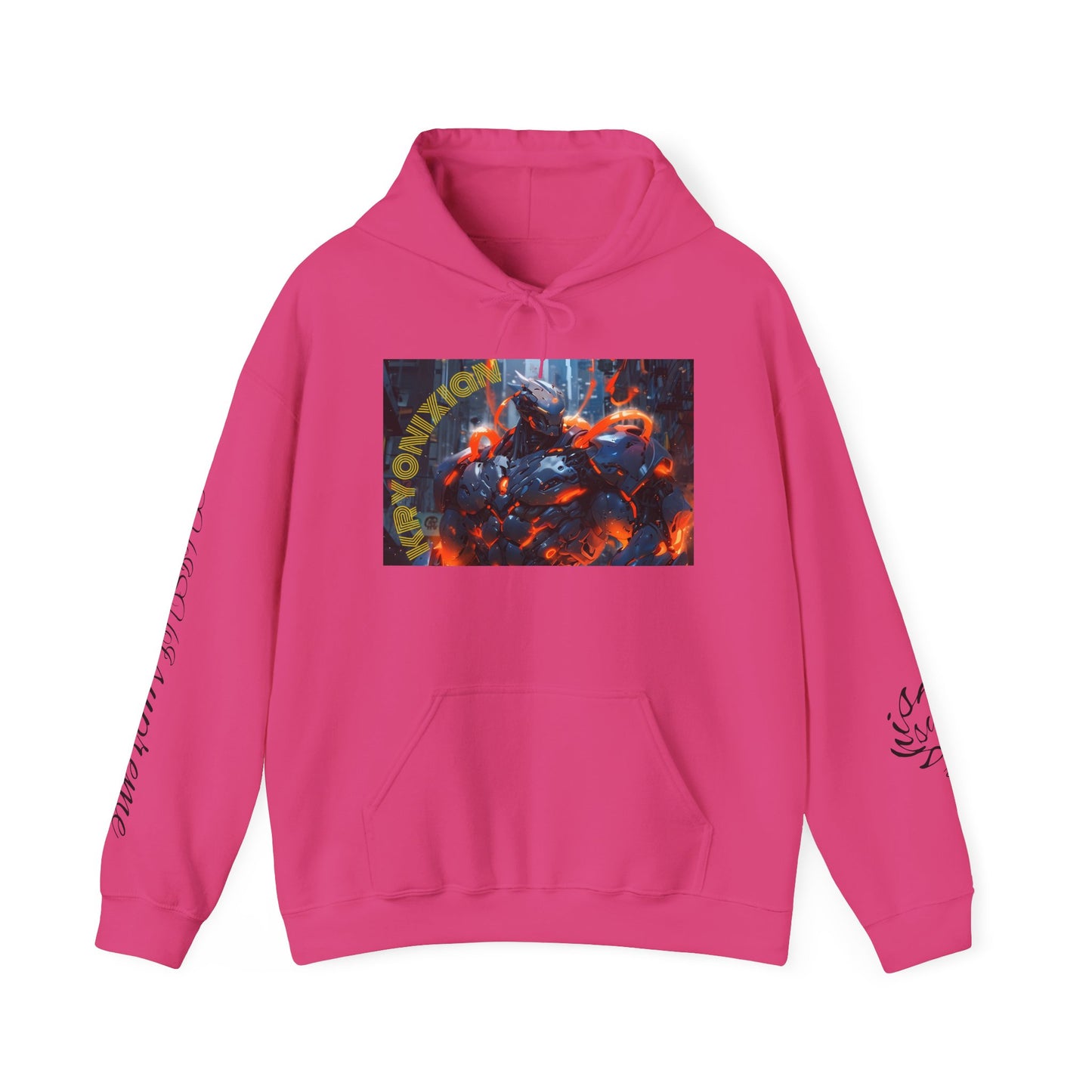 Kryonixan in the city Unisex Heavy Blend™ Hoodie – Street Style Art for Everyday Wear