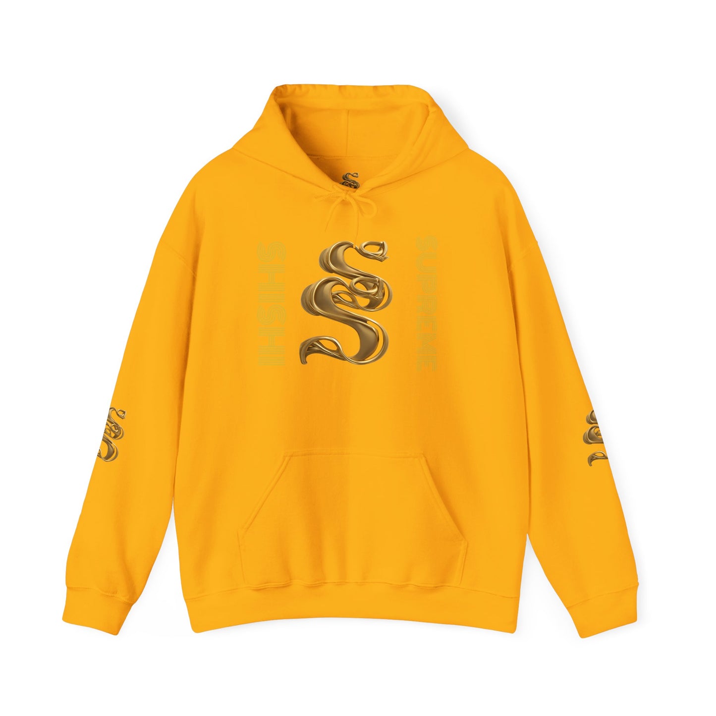 Gold Shishi Supreme Unisex Heavy Blend Hooded Sweatshirt | Stylish Streetwear for Casual Comfort