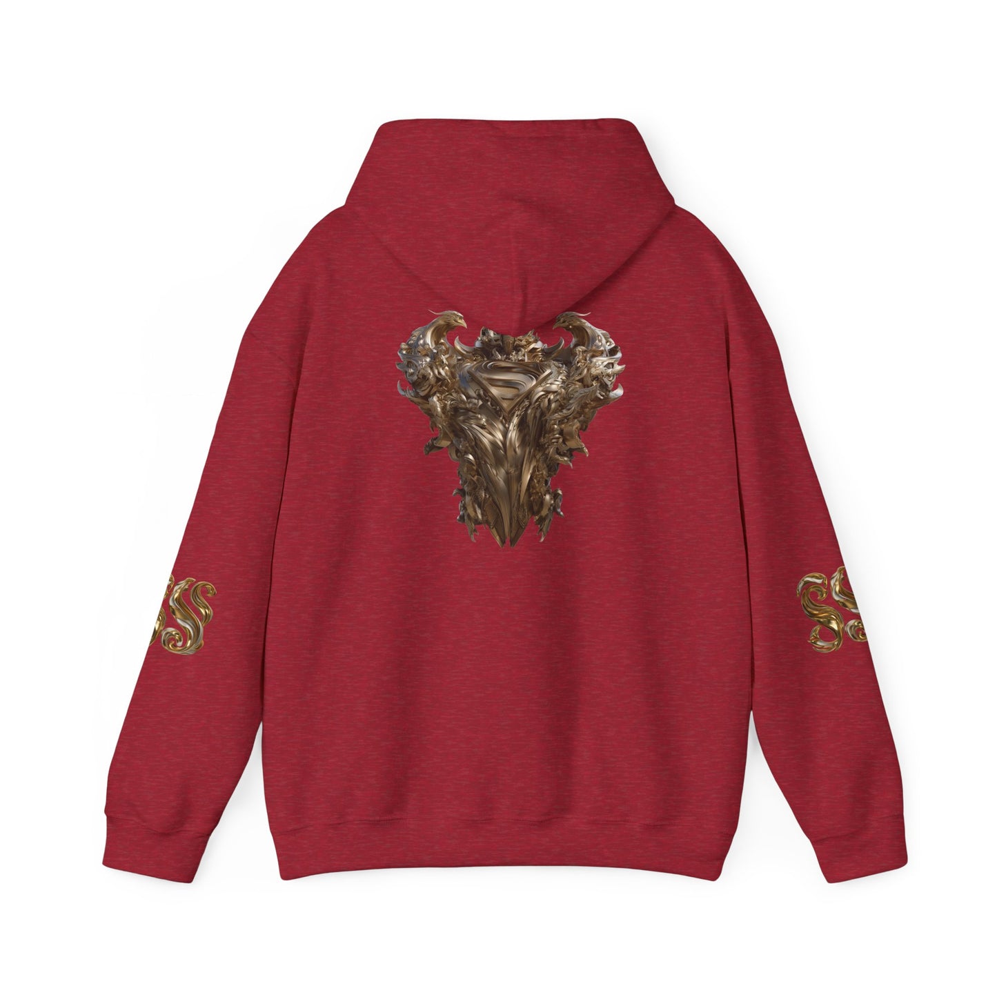 Epic Superhero Hoodie with Metallic Design - Unisex Heavy Blend™