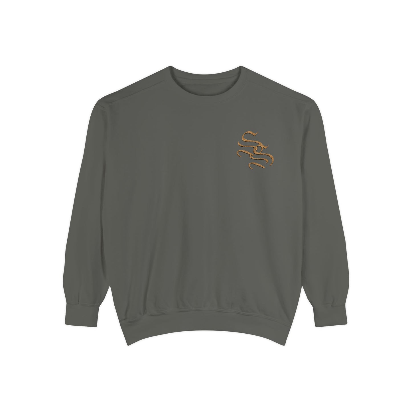 Eco-Friendly Unisex Garment-Dyed Sweatshirt with Stylish Design