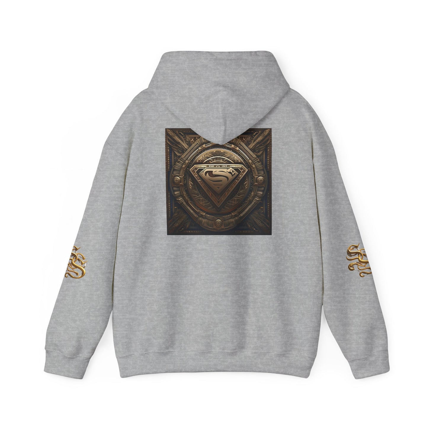 Superhero Emblem Unisex Hoodie - Heavy Blend™ Sweatshirt