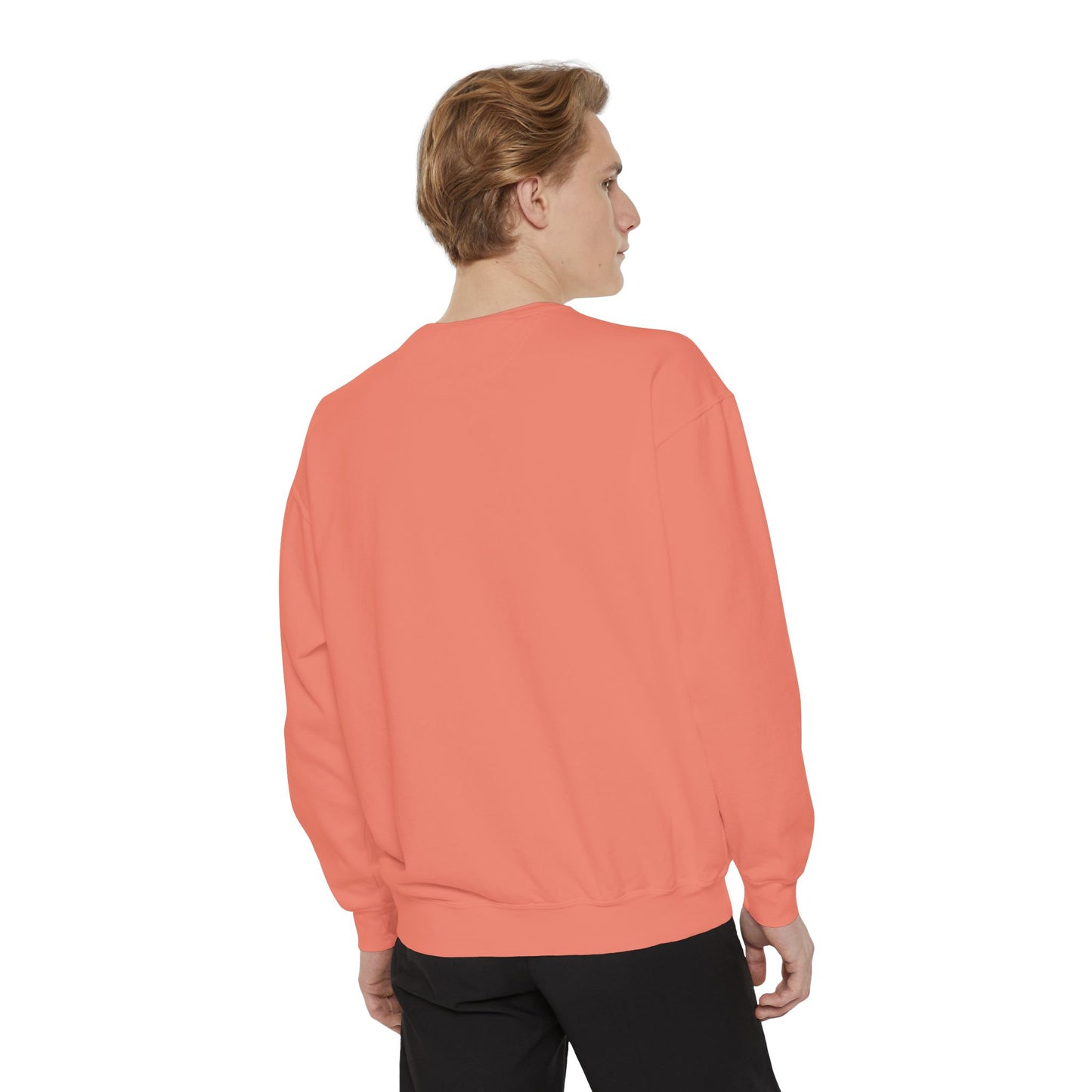 Eco-Friendly Unisex Garment-Dyed Sweatshirt with Stylish Design
