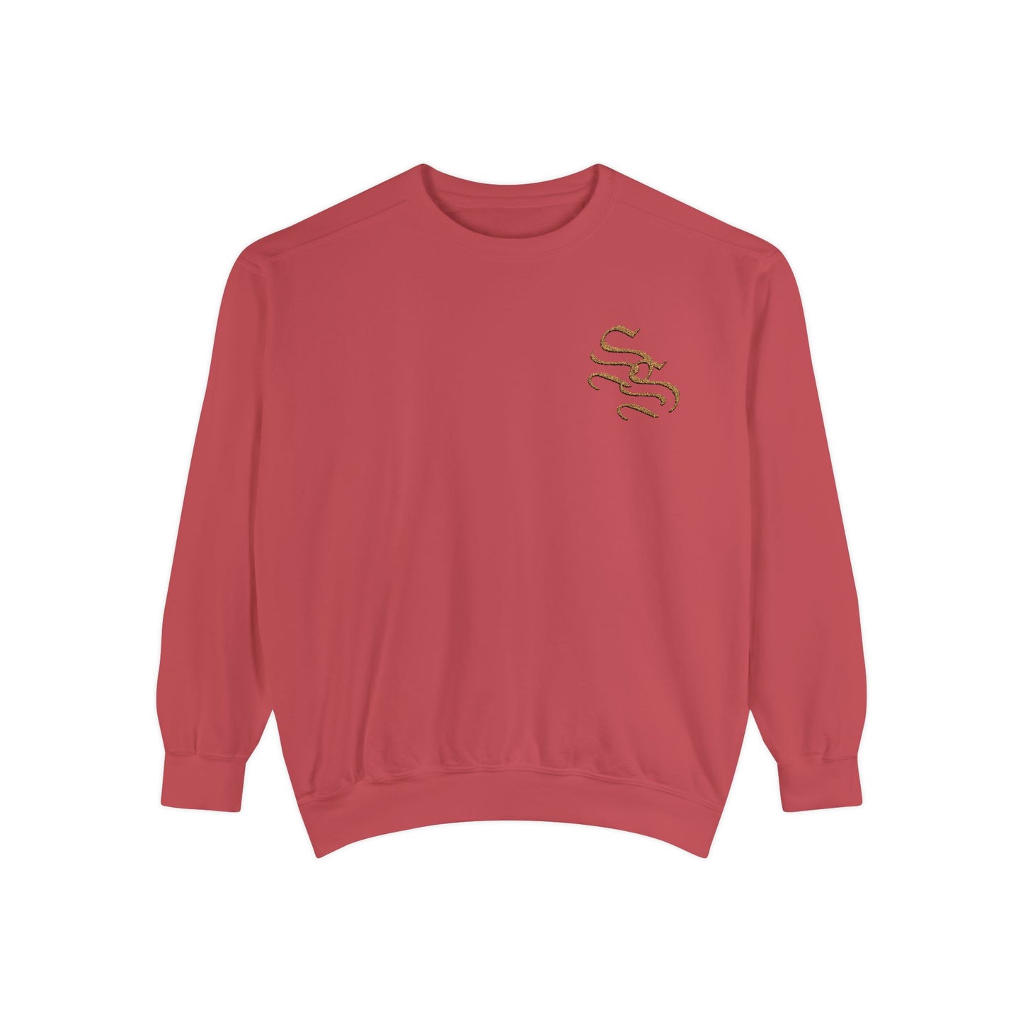 Eco-Friendly Unisex Garment-Dyed Sweatshirt with Stylish Design