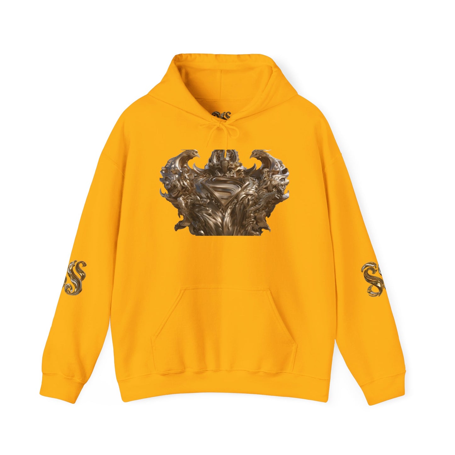 Epic Superhero Hoodie with Metallic Design - Unisex Heavy Blend™