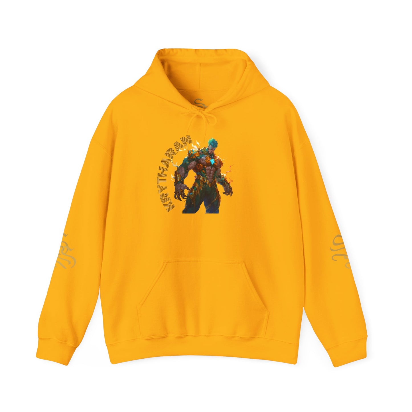 Mythical Creature Unisex Hooded Sweatshirt - Cozy Graphic Hoodie for Fantasy Lovers