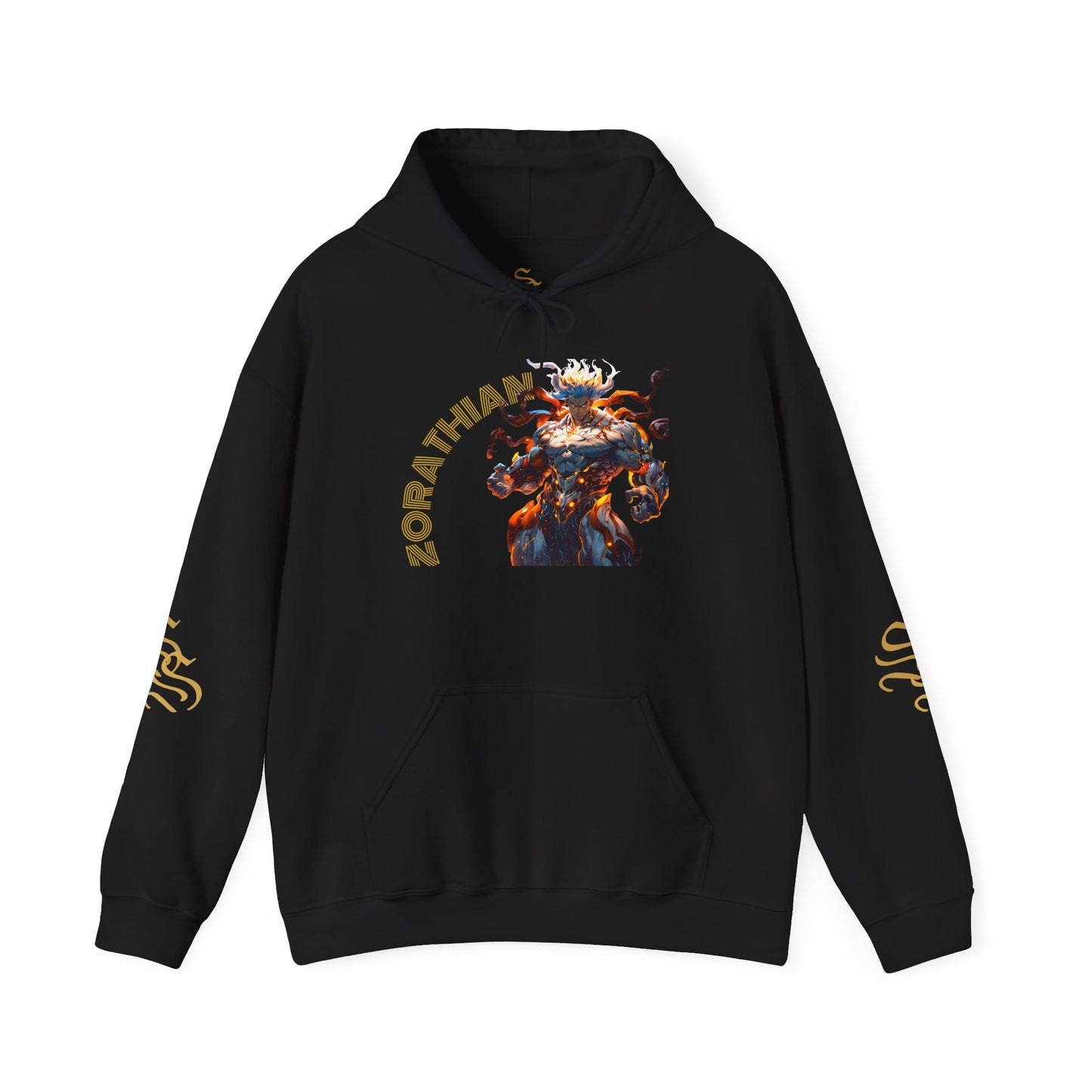 Zorathian Unisex Heavy Blend™ Hoodie - Bold Graphic Design for Everyday Wear