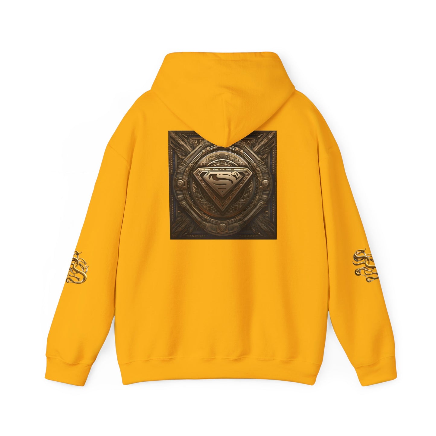 Superhero Emblem Unisex Hoodie - Heavy Blend™ Sweatshirt