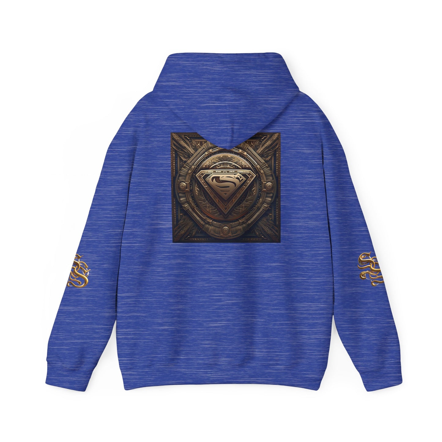 Superhero Emblem Unisex Hoodie - Heavy Blend™ Sweatshirt