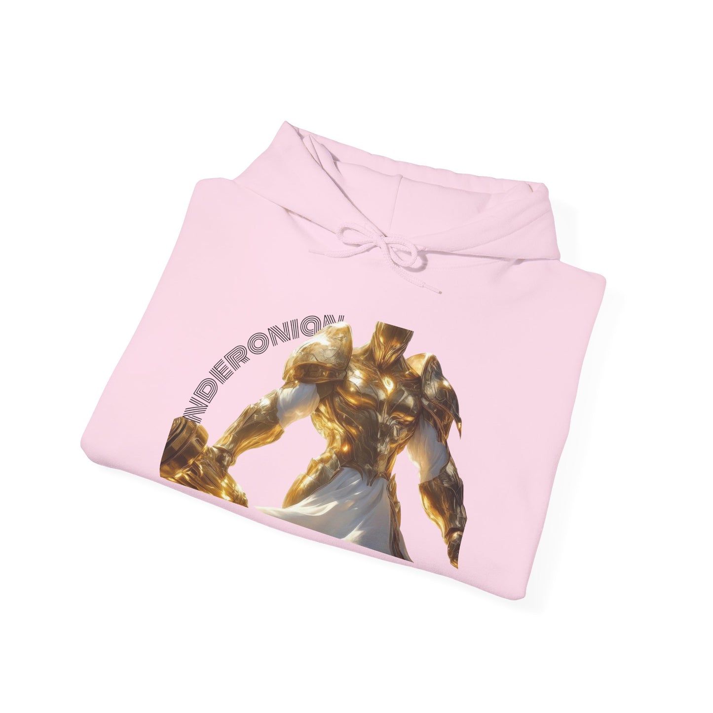 Golden Warrior Hoodie - Unisex Heavy Blend Sweatshirt with Artistic Design