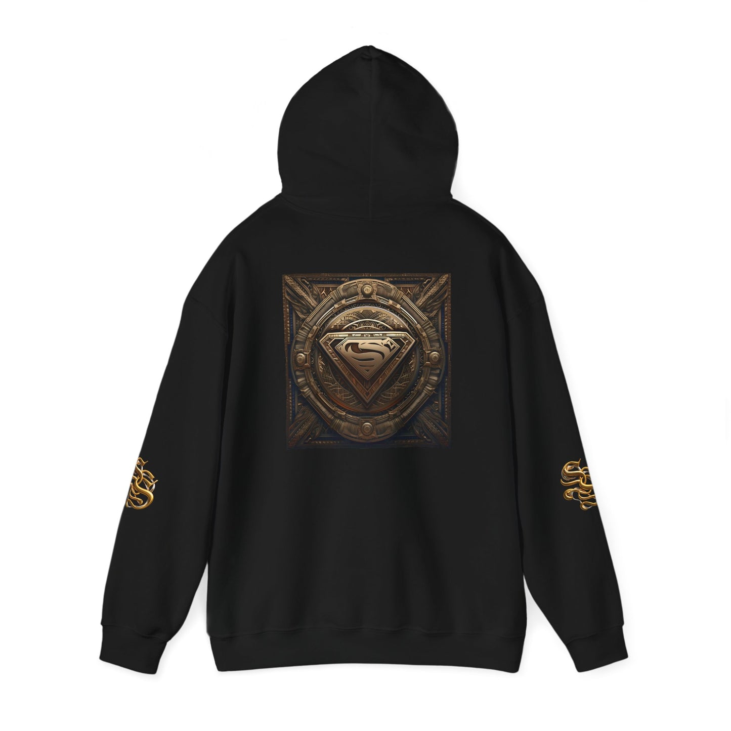 Superhero Emblem Unisex Hoodie - Heavy Blend™ Sweatshirt